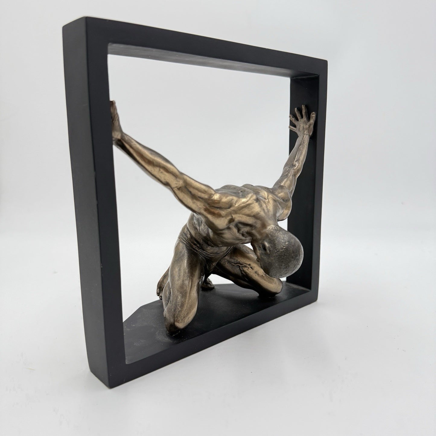 Veronese Design Modern Male Statue Man Sculpture Man Inside Frame 8x8 Figurine