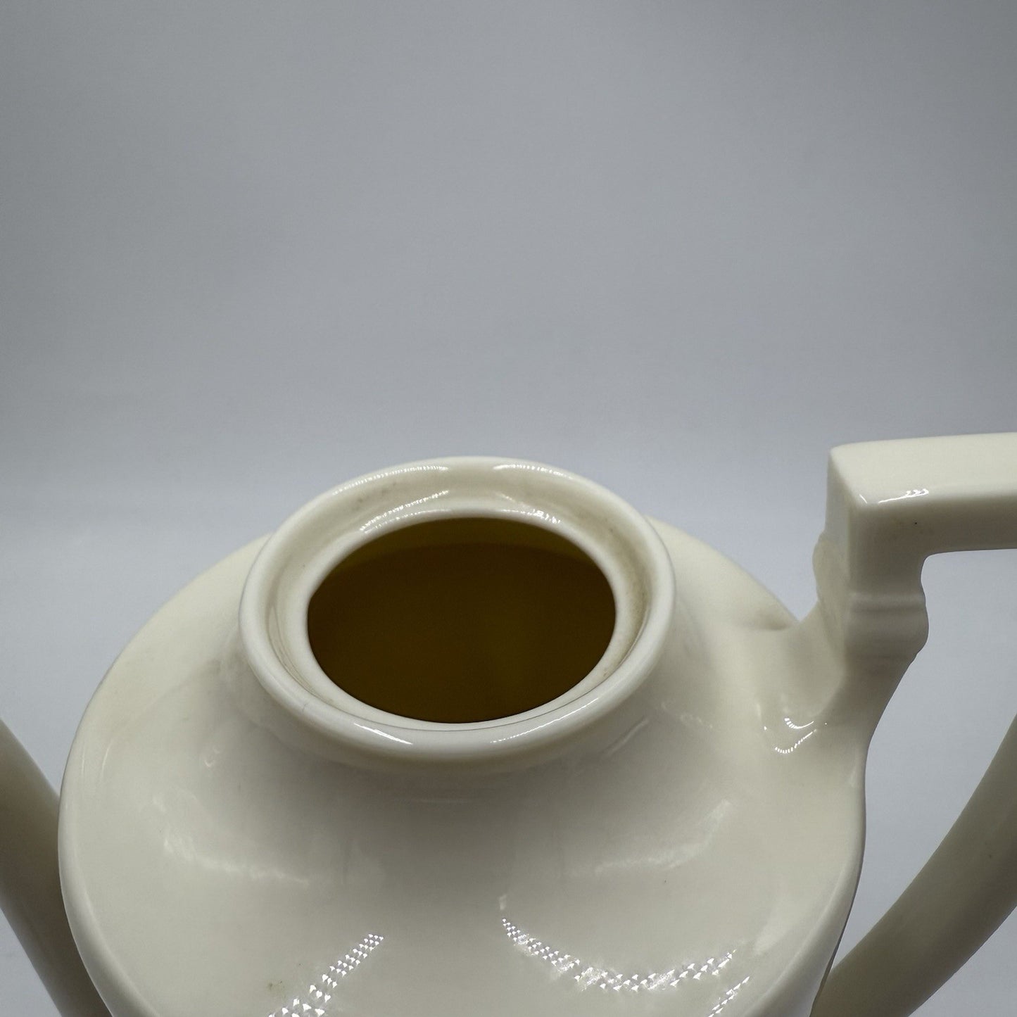 Rare Lenox USA Colonial White Coffee Pot & Lid Porcelain 10.5” Green Marking