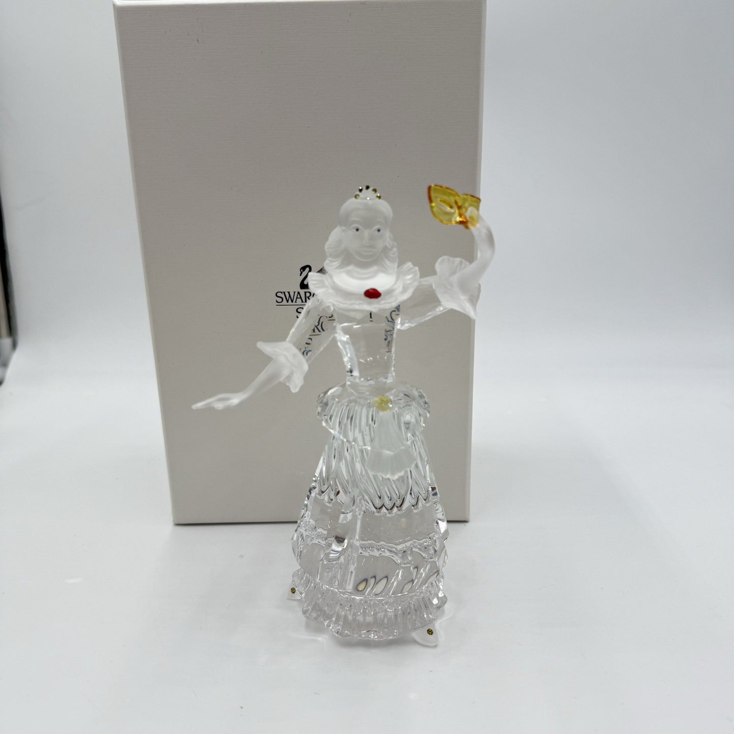 Swarovski Crystal Austria 2000 Annual Edition Masquerade Columbine Figurine 7”