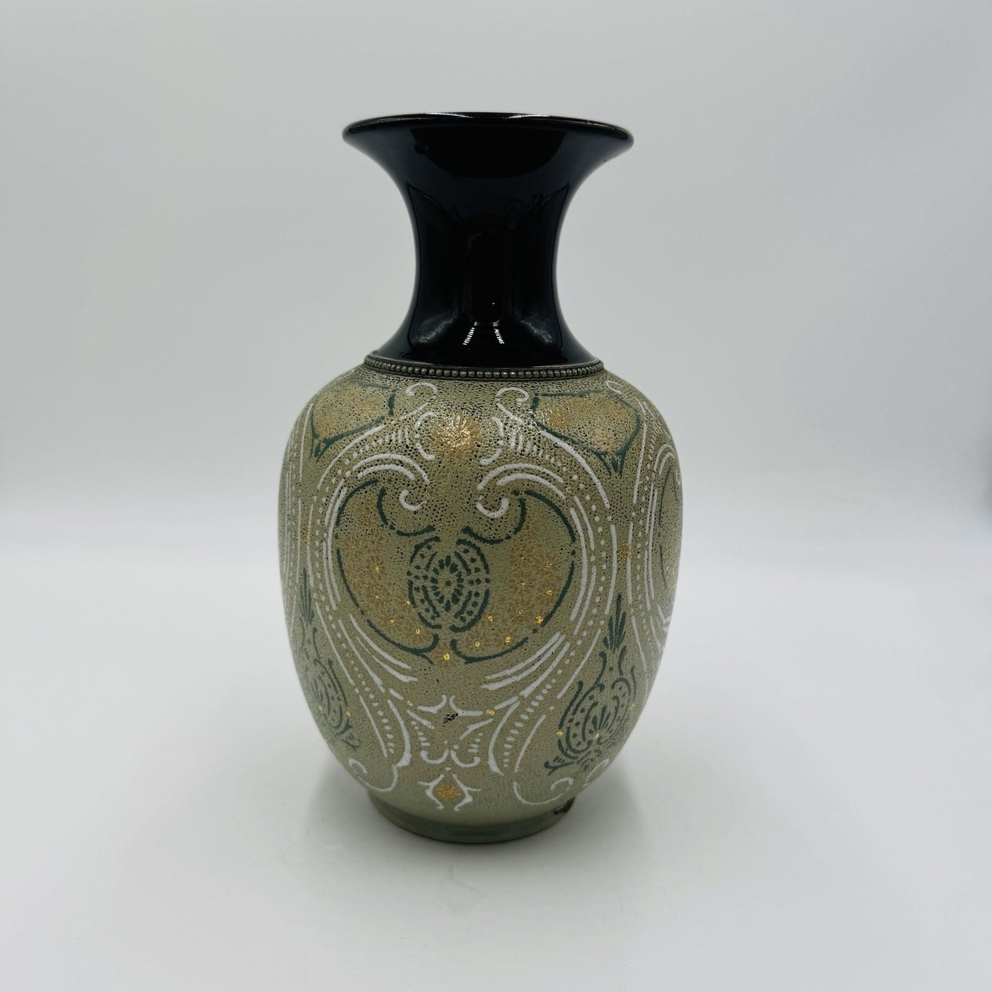 Lovatt Langley Mill England Leadless Glaze Pottery Vase Antique