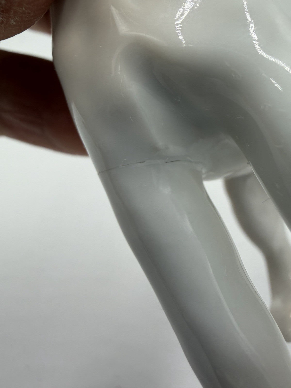 Bing & Grondahl Denmark Porcelain Wire Fox Terrier Glossy Dog Figurine # 2072