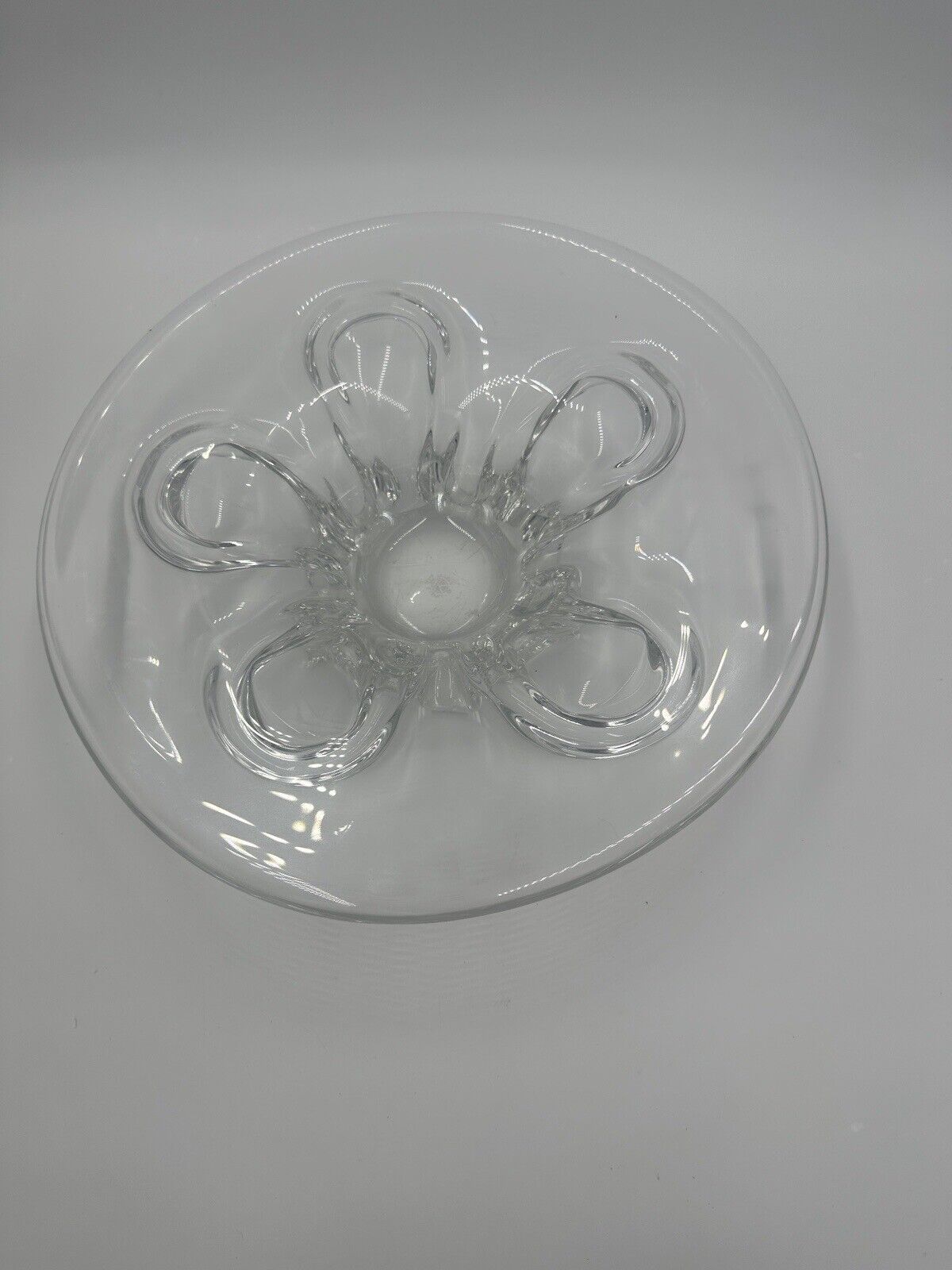 Severes Crystal Centerpiece France 14.5in Wide Large Vintage Fruitbowl Serveware