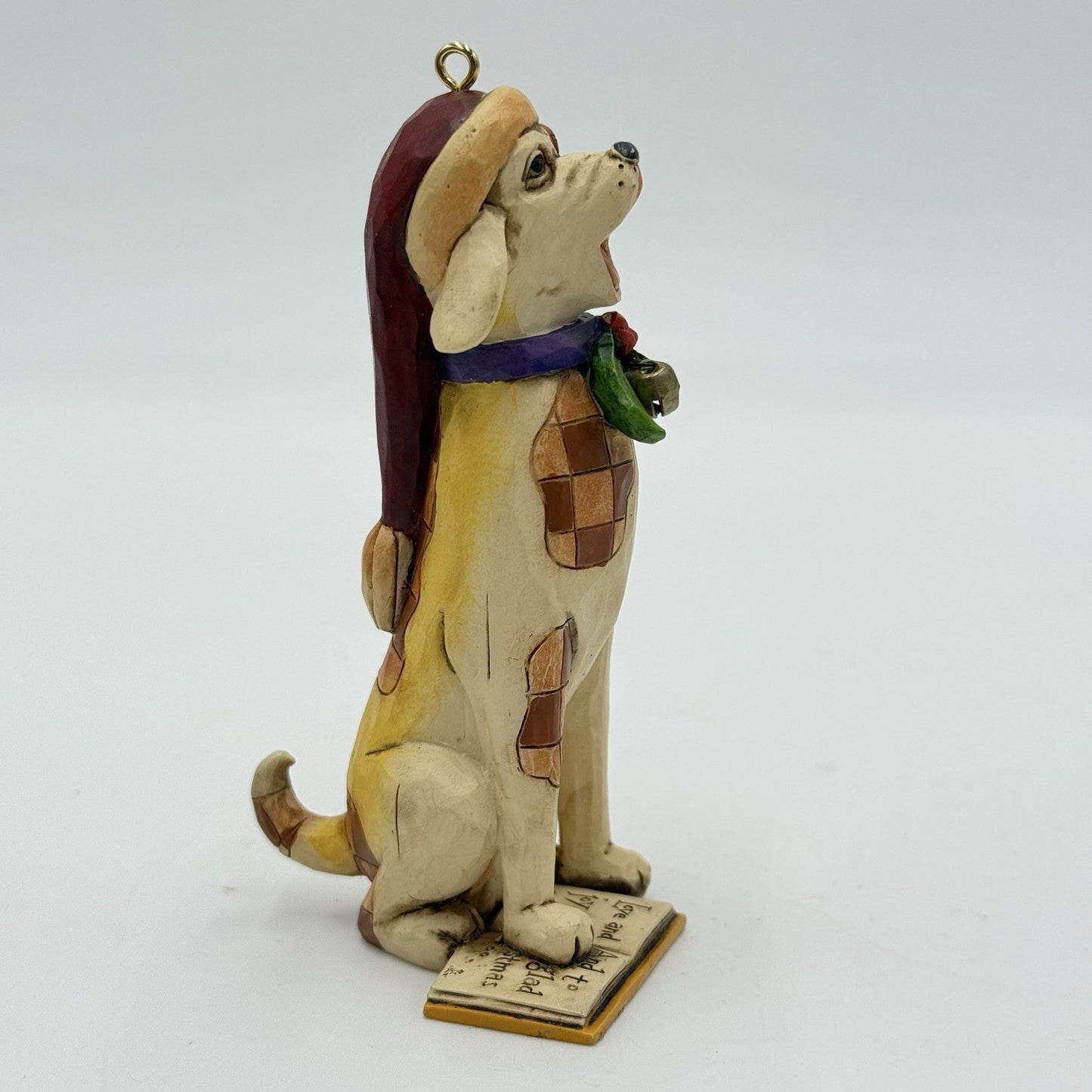 Jim Shore Heartwood Creek Christmas Caroling Dog Ornament #4011162.
