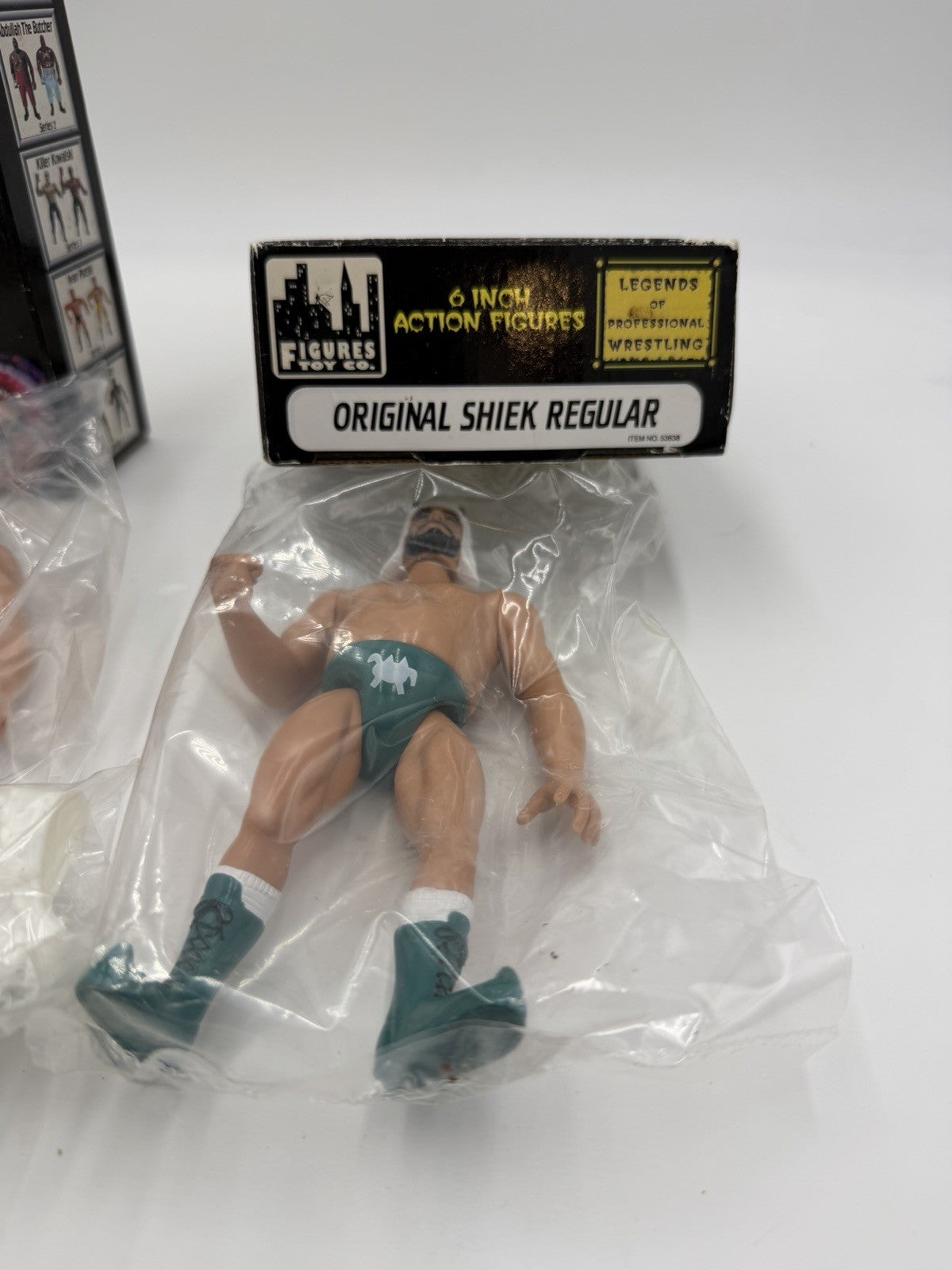 Vintage Legends Of Professional Wrestling Action Figurines Chief Jay & The Shiek