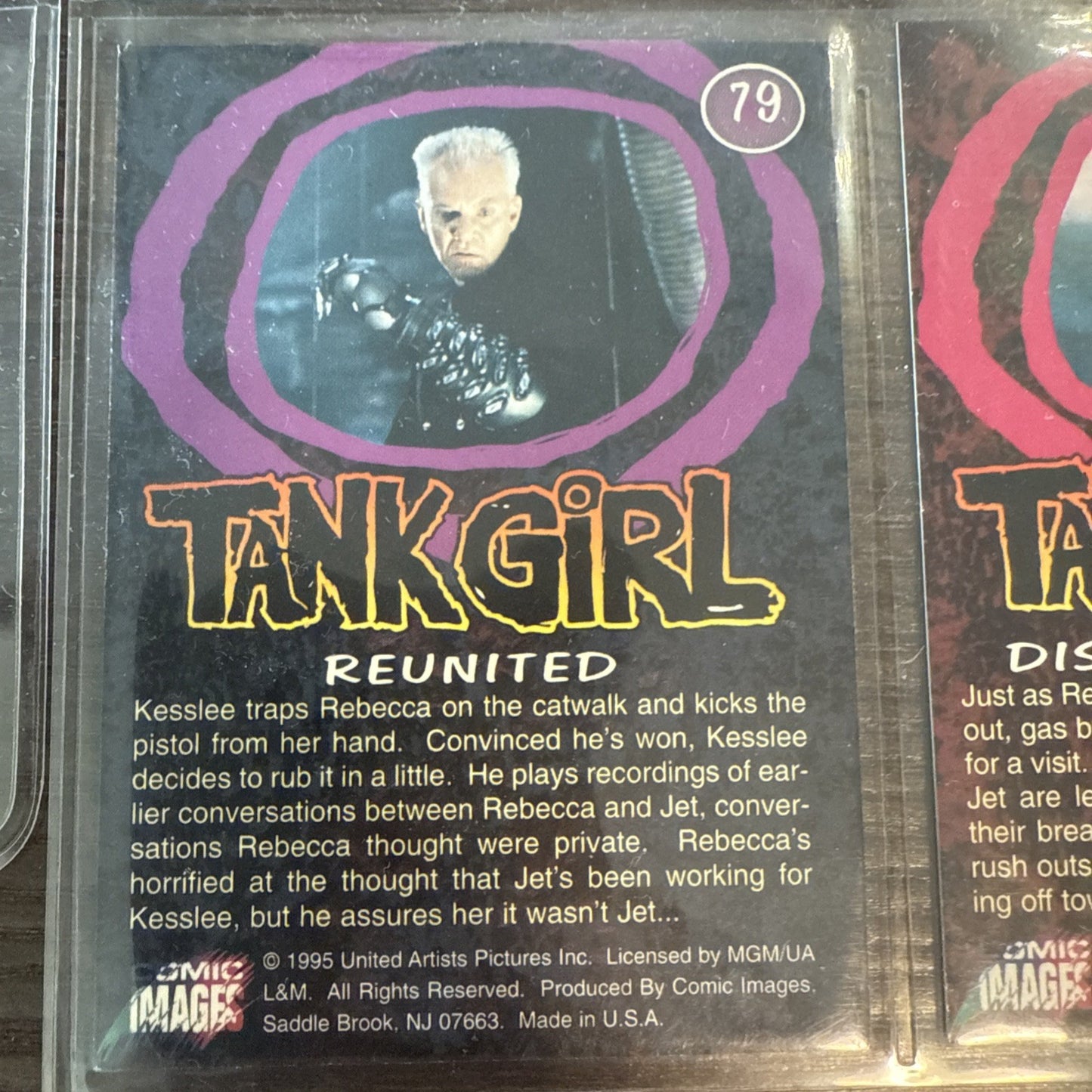 TANK GIRL 1995 Movie Trading Cards Medallion Card 0896 Set Of 10 Cards 1995