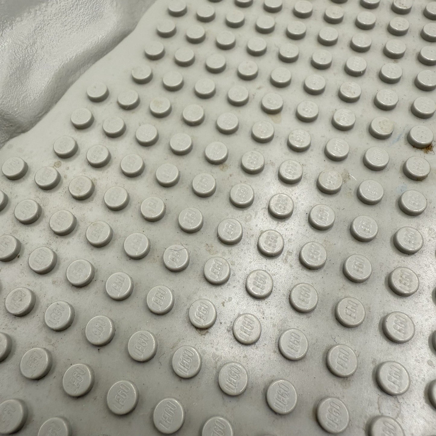 LEGO Lunar Moon Crater Plate Baseplate Raised 9.5”x9.5 Vintage 4 PCs
