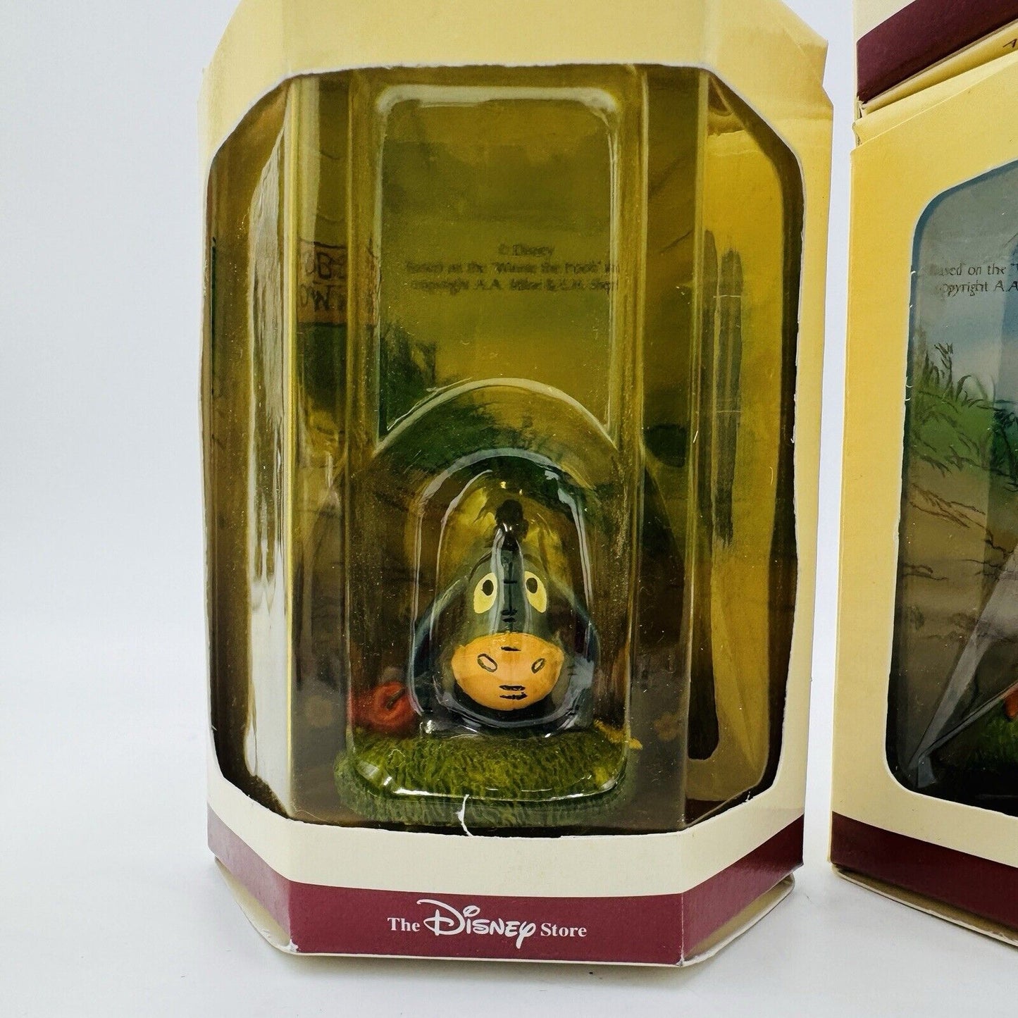 Disney Tiny Kingdom Winnie The Pooh Figurines Miniatures Box Lot 4 Pieces