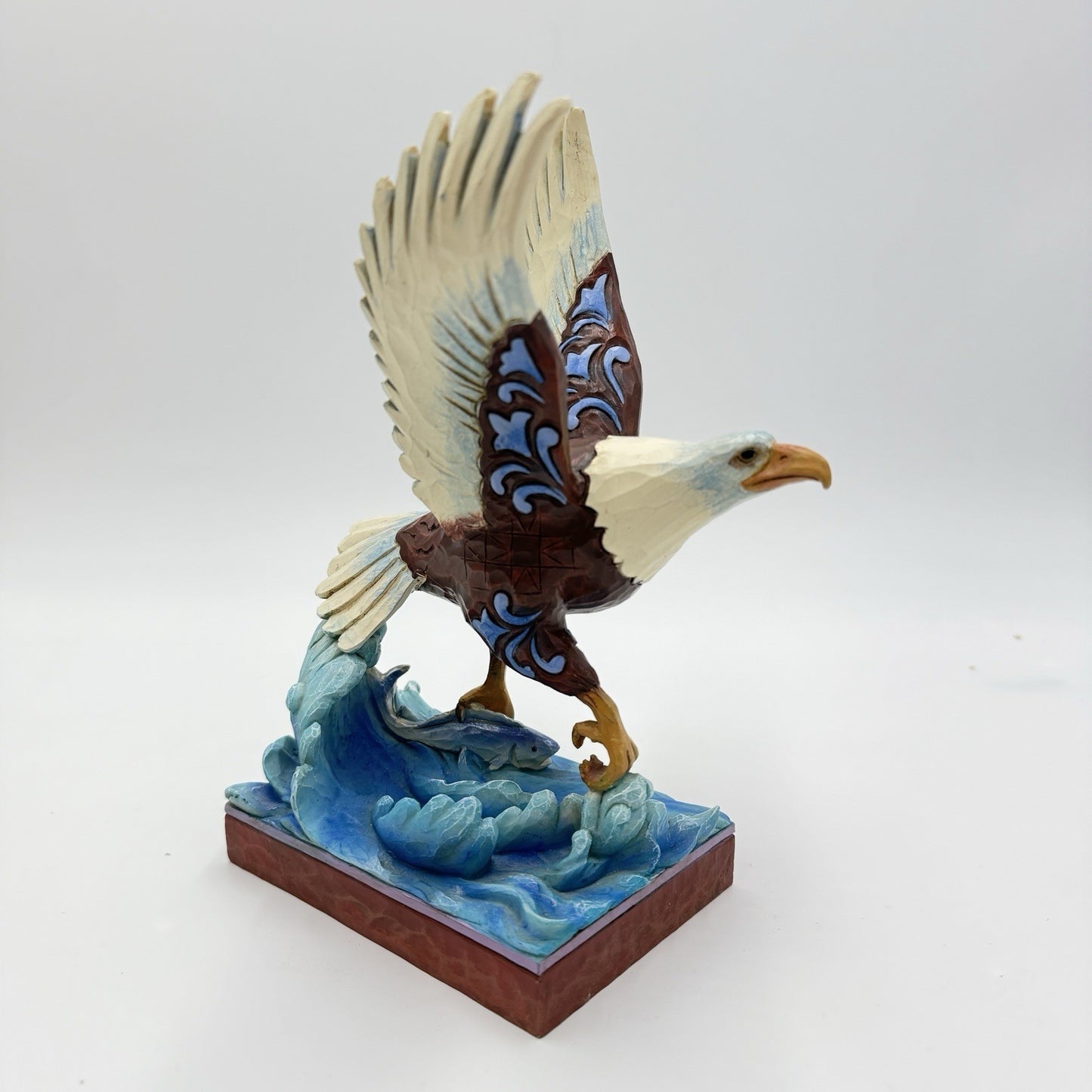 Jim Shore Heartwood Creek Bald Eagle Figurine 9” You Have The Strength To Soar
