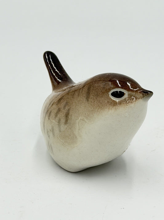 LOMONOSOV Porcelain Wren Birds Vintage Figurines Made USSR Hand Painted L203