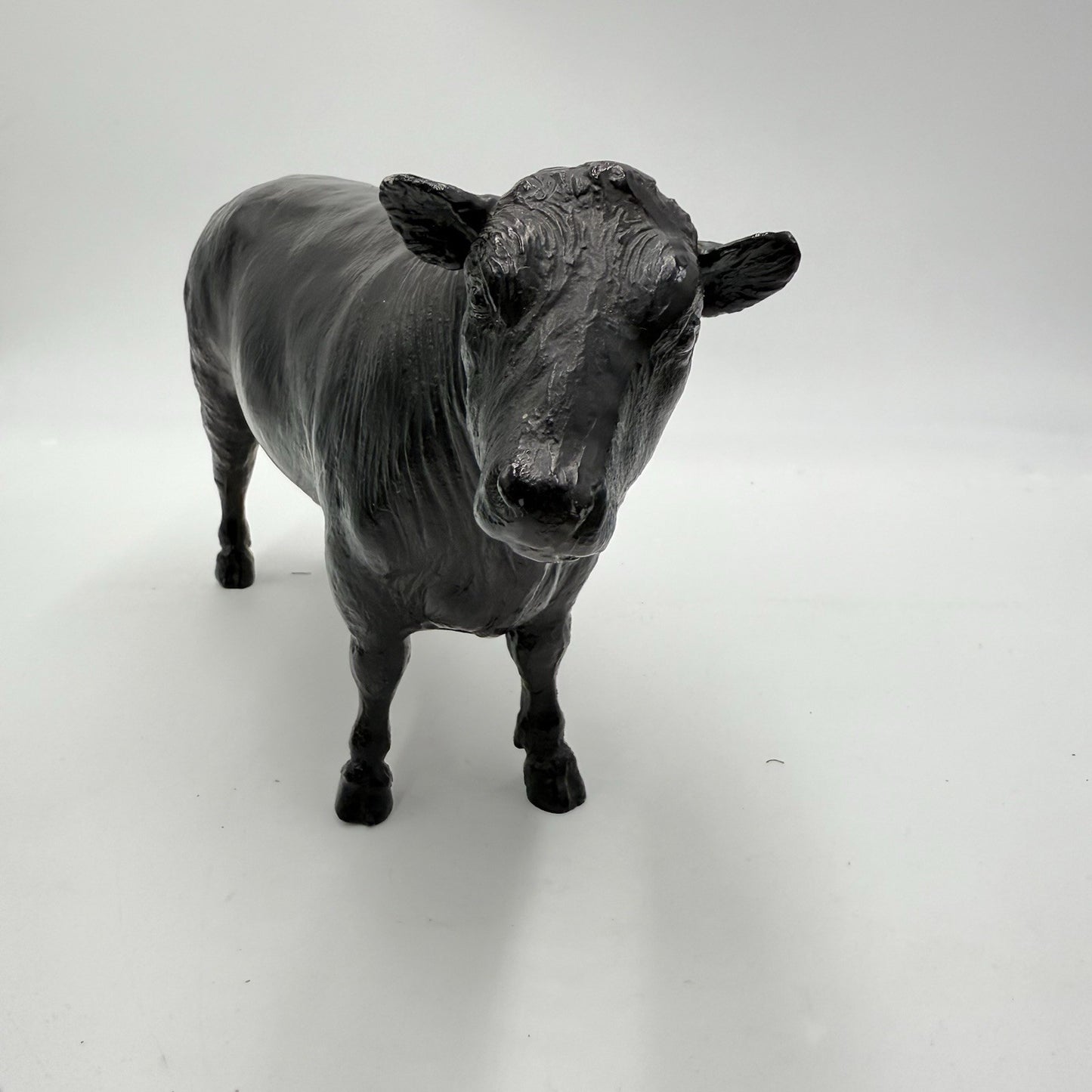 Vintage Breyer Molding Co. Black Angus Bull #365 Chris Hess Design
