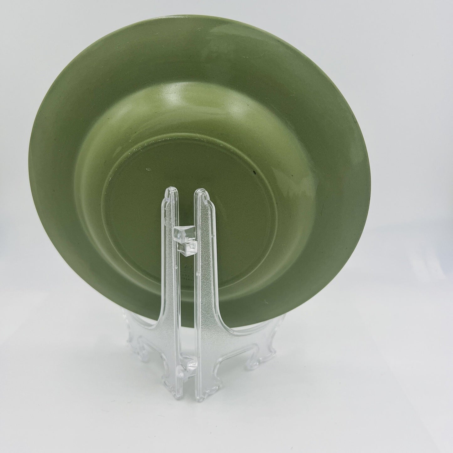 Wedgwood Green Jasperware Julius Caesar Side Profile Vintage Tray Plate