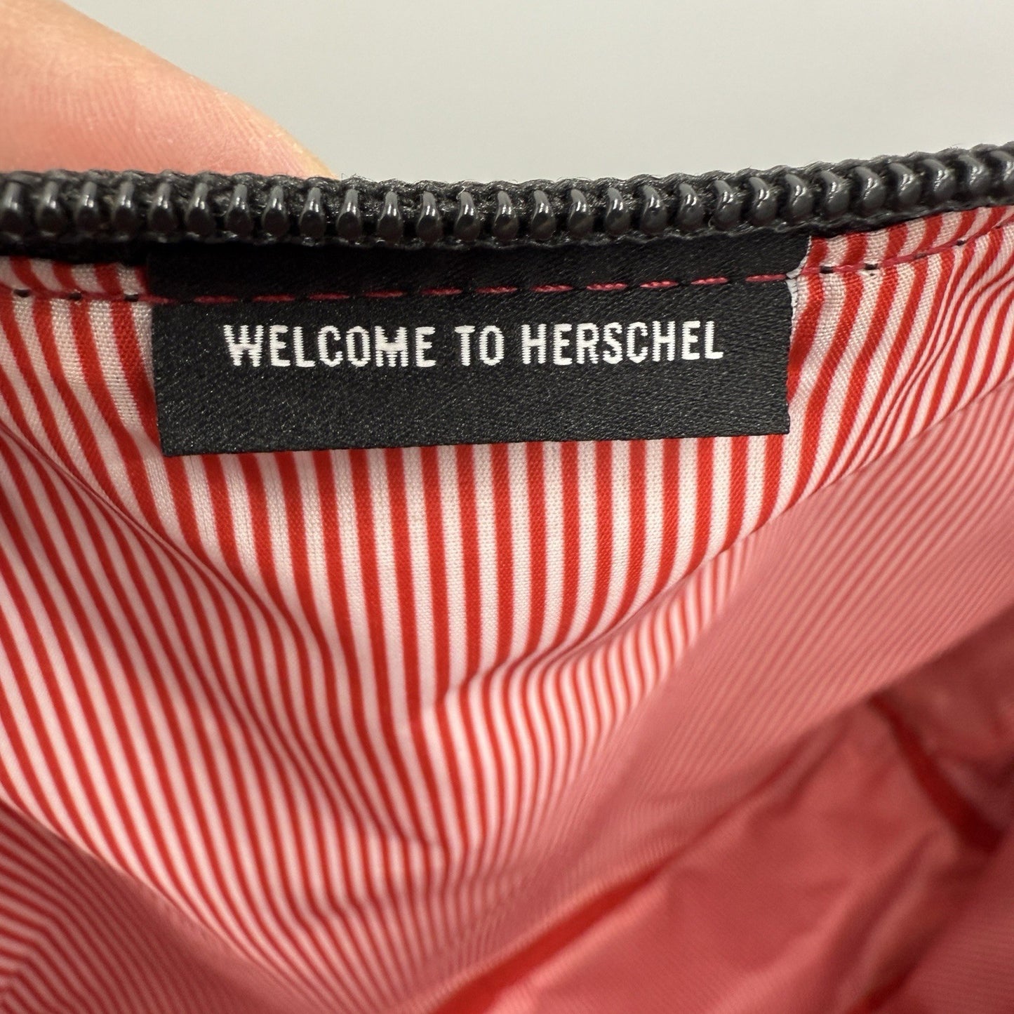 Herschel Supply Company Strand Paint Pour Black Tote Bag 15”x20 Women