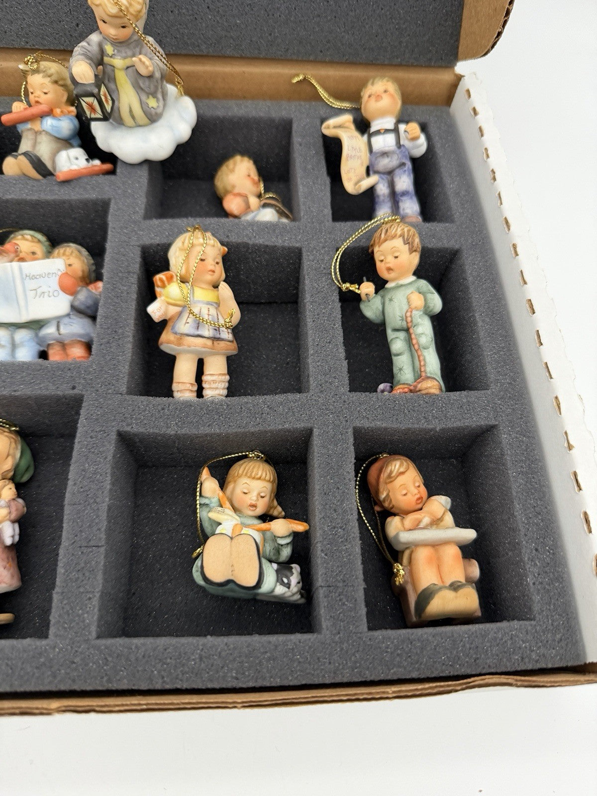 Goebel Berta Hummel Studio Christmas Ornaments Set 13 Pieces Porcelain