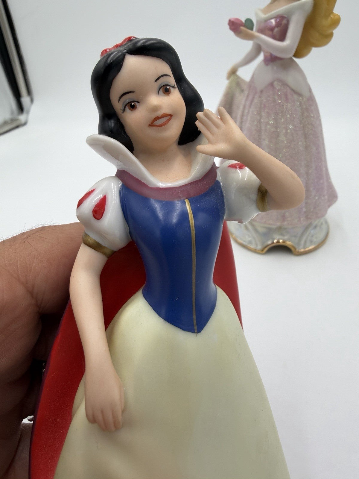 Disney Sleeping Beauty Aurora & Snowwhite Porcelain Figurines