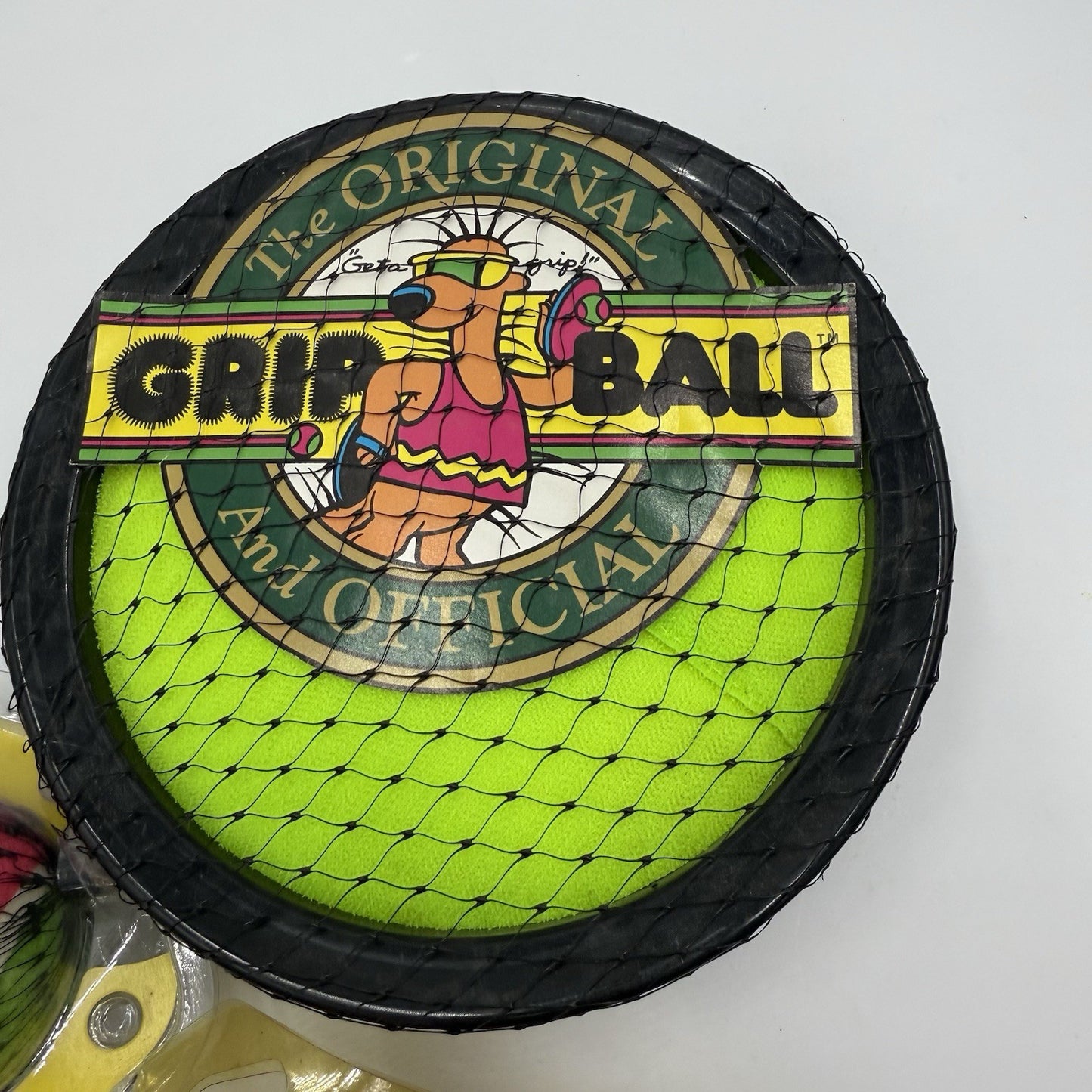 Vintage Grip Ball 1991 M.A.I. The Original And Official Gripball Sealed + 2 Ball