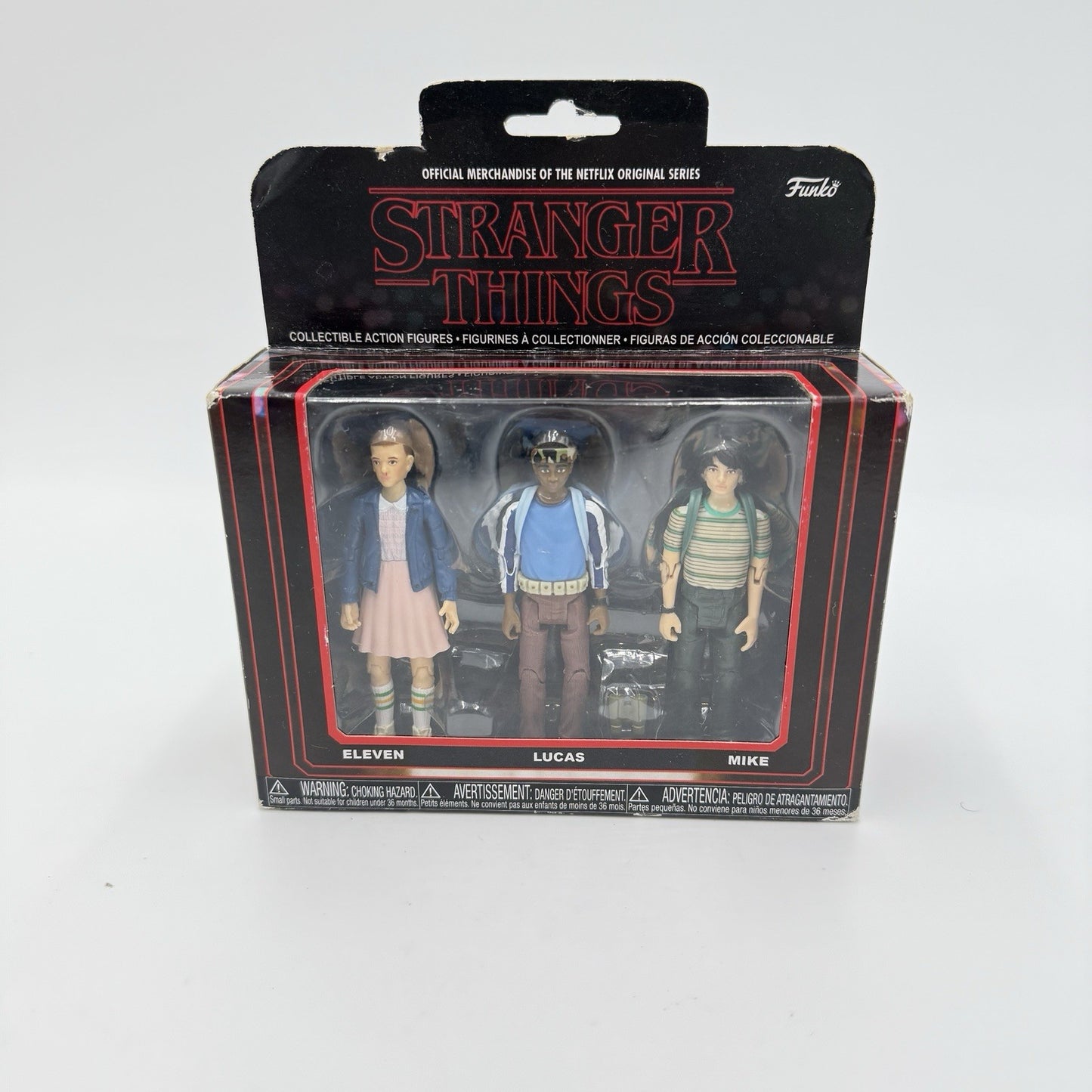 Funko Stranger Things Eleven Lucas and Mike 3 Pack Action Figures Collectibles