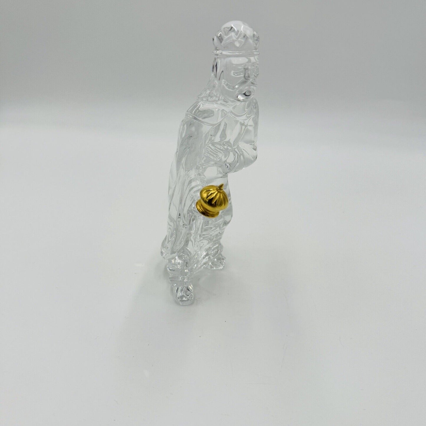 Waterford Crystal Millennium Nativity Wiseman King Gaspar Gold Wise Man Figurine