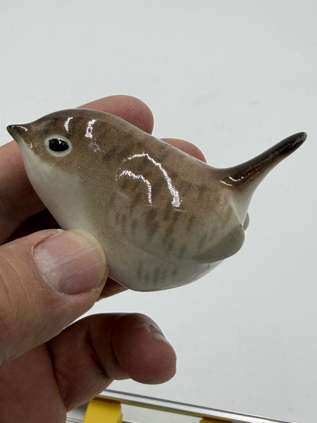 LOMONOSOV Porcelain Wren Birds Vintage Figurines Made USSR Hand Painted L203