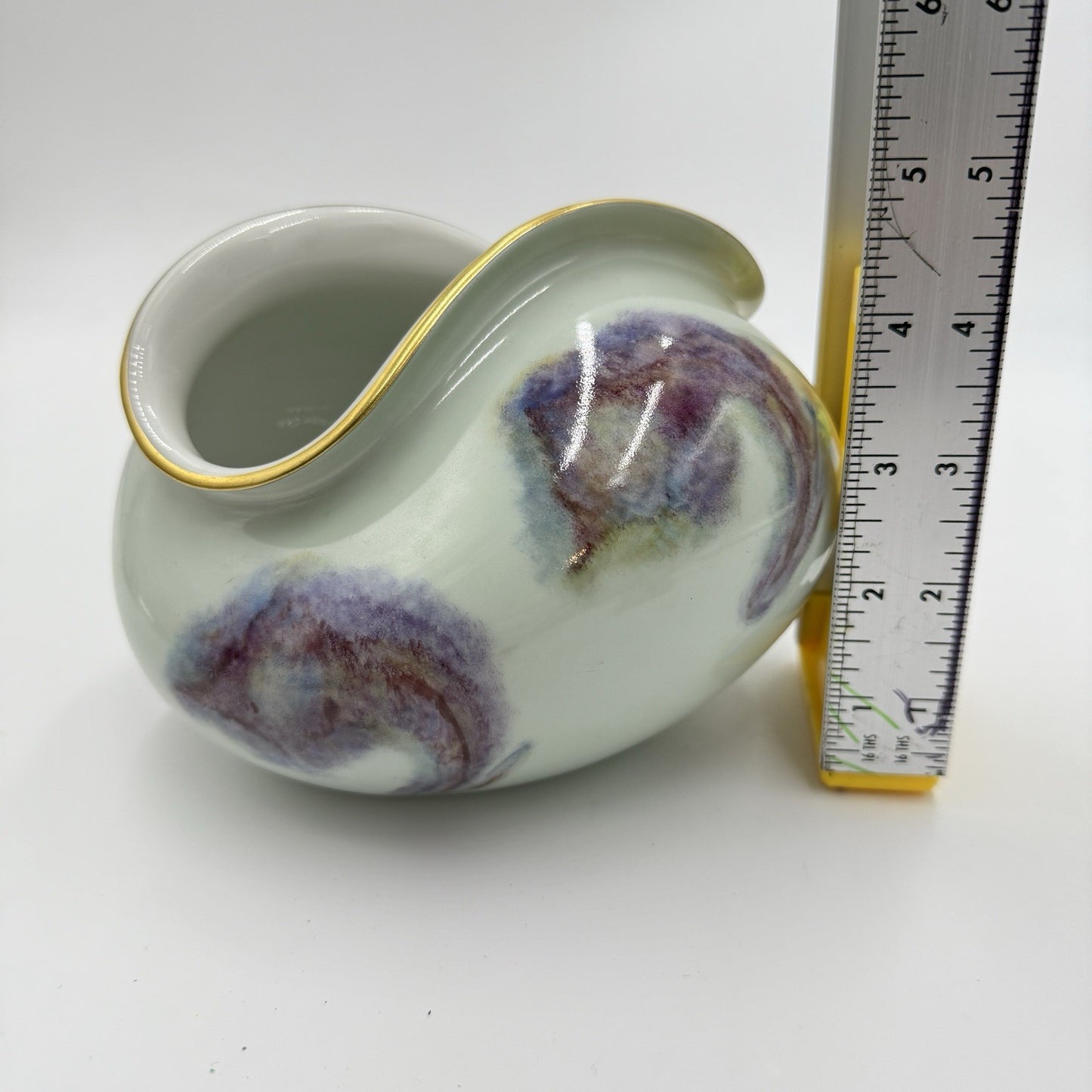 Rosenthal kunstabteilung selb Porcelain Hand Painted Porcelain Vase Abstract VTG