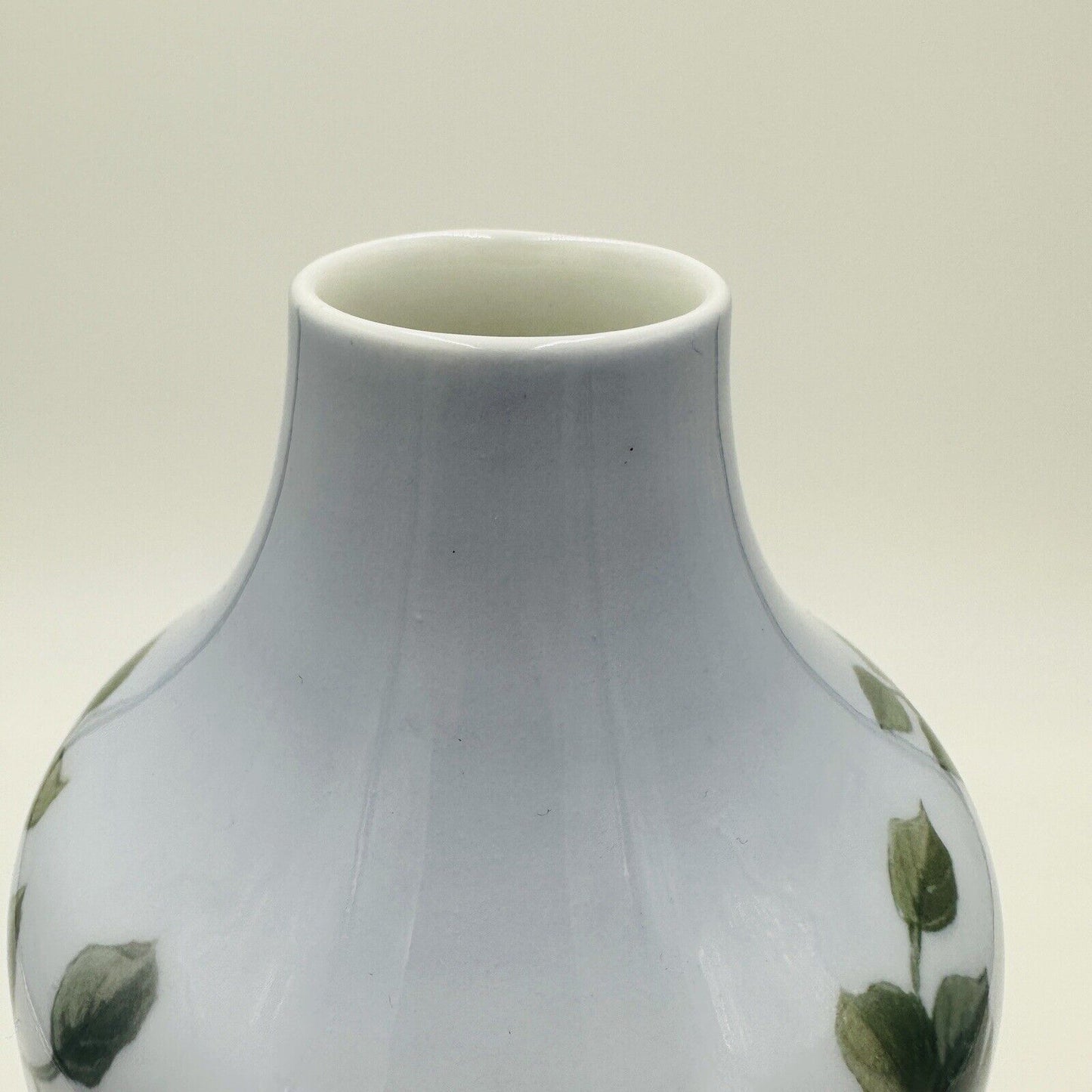 Royal Copenhagen Vase Roses Bush Porcelain Denmark Art Nouveau Vintage 203/231