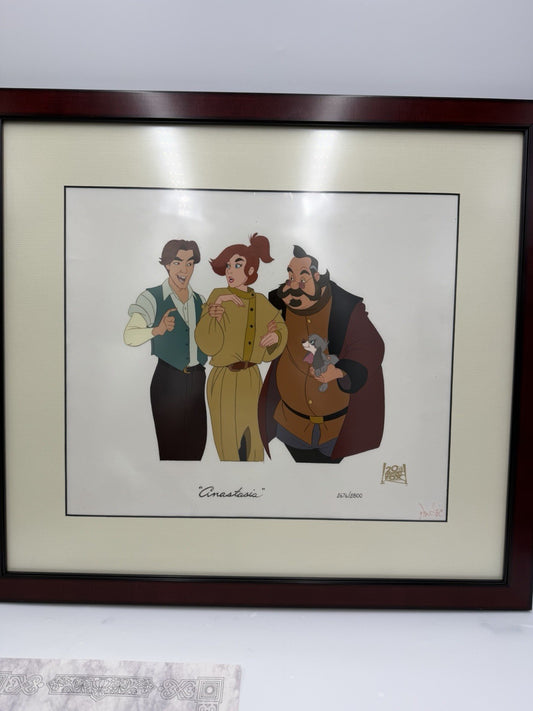 Vtg ANASTASIA Limited-Edition Hand-Painted Animation 4676/4800 Signed /COA