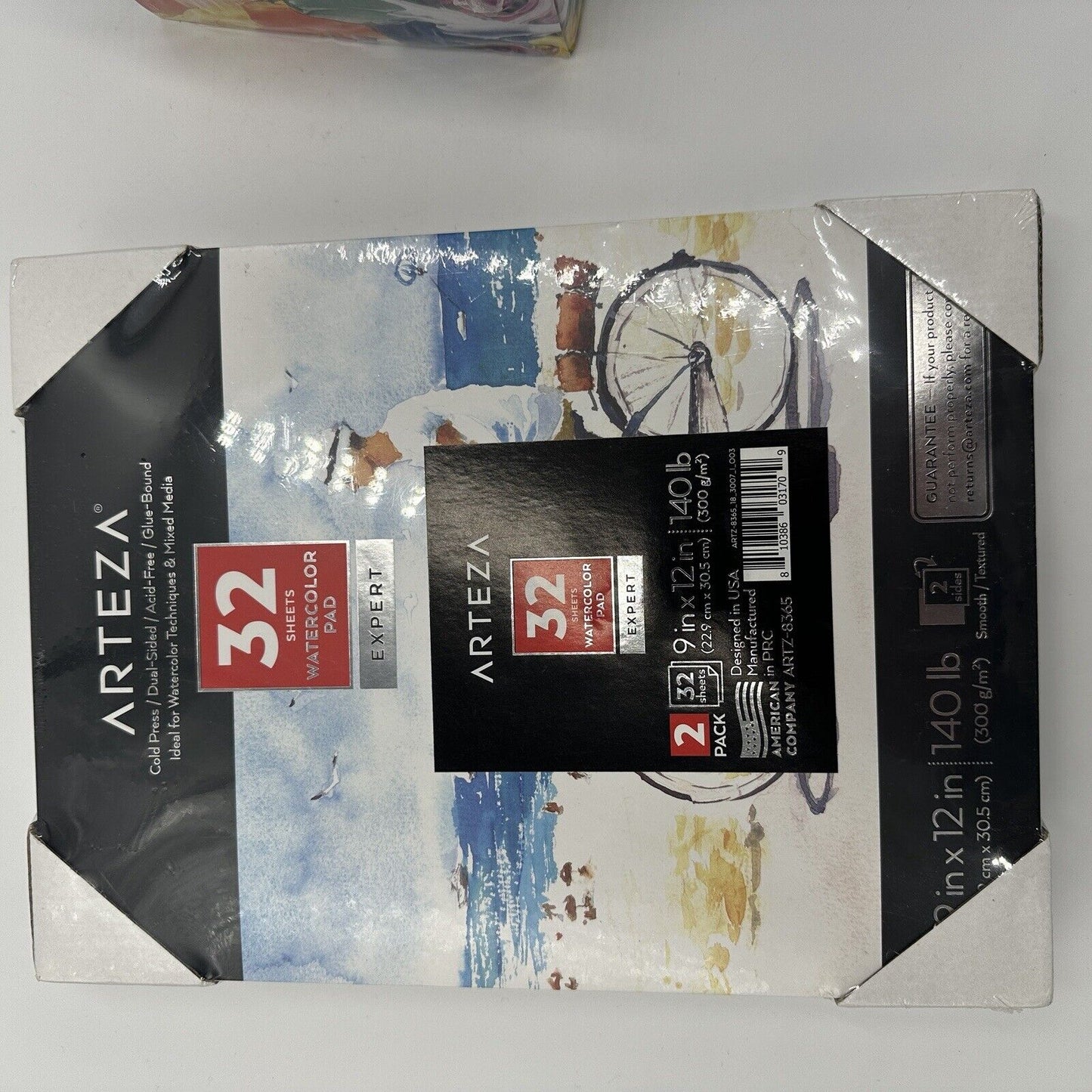 Arteza Acrylic Paint & Watercolor Pad 32 And 24 Colors Tubes 0.74 oz 22 ml Set