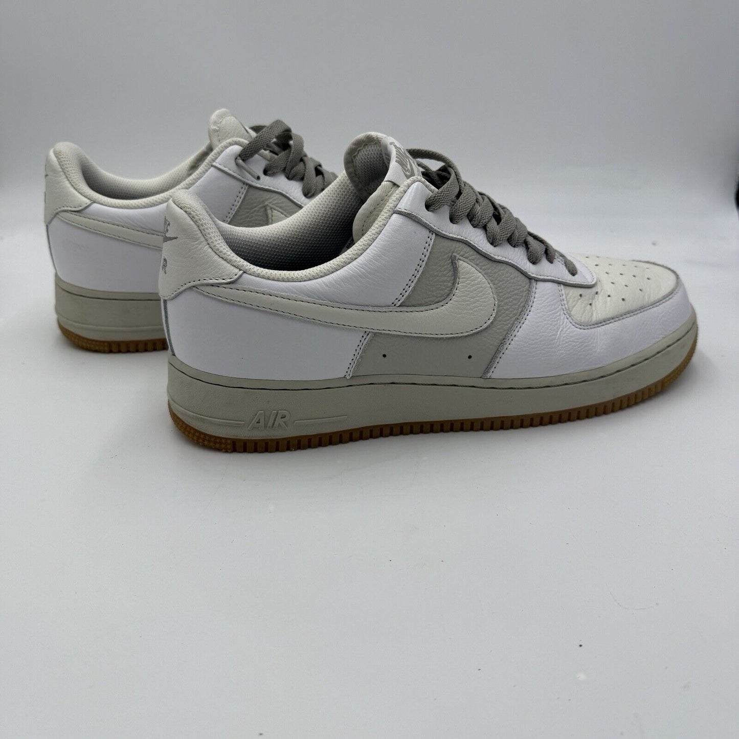 NIKE BY YOU AIR FORCE 1 LOW DV 3892-900 WHITE GUM Men SZ US 12.5