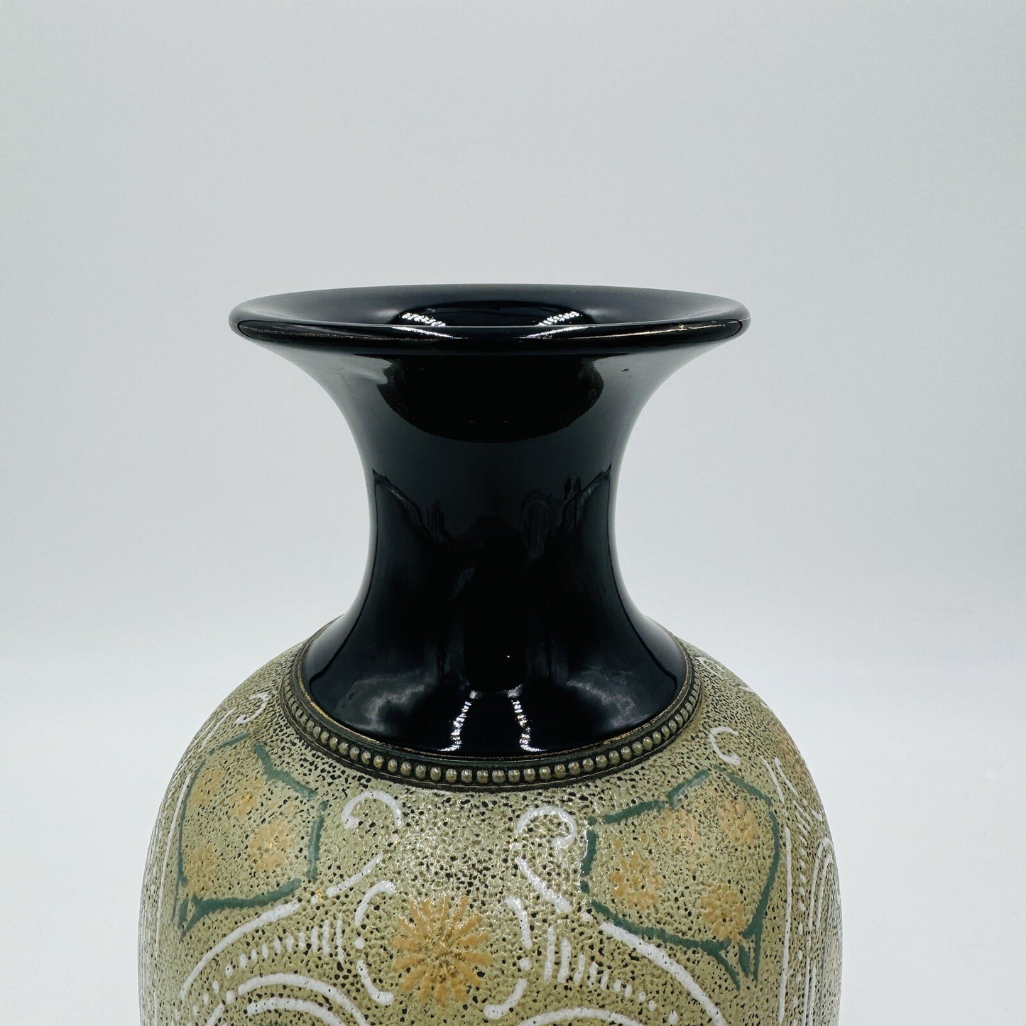 Lovatt Langley Mill England Leadless Glaze Pottery Vase Antique