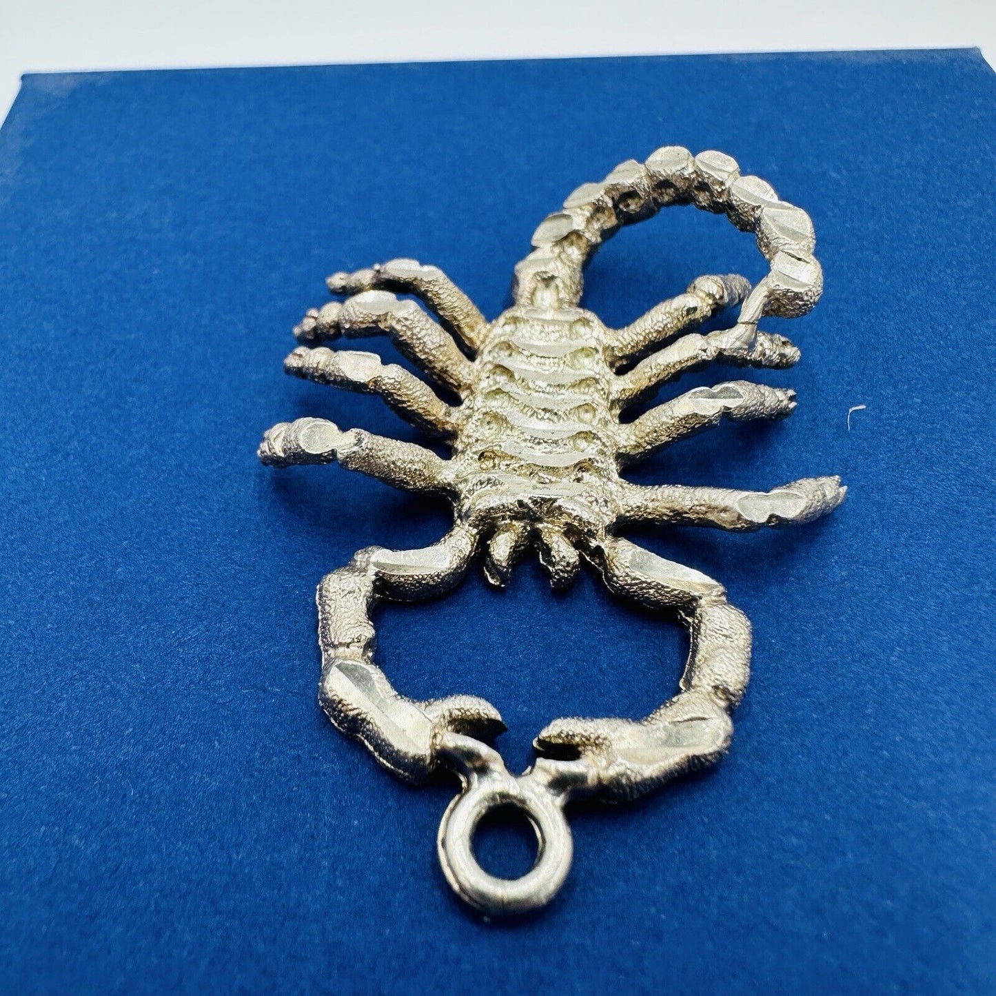 925 Sterling Silver Scorpion Pendant Jewelry Vintage Shiny Large 1 Of A KIND