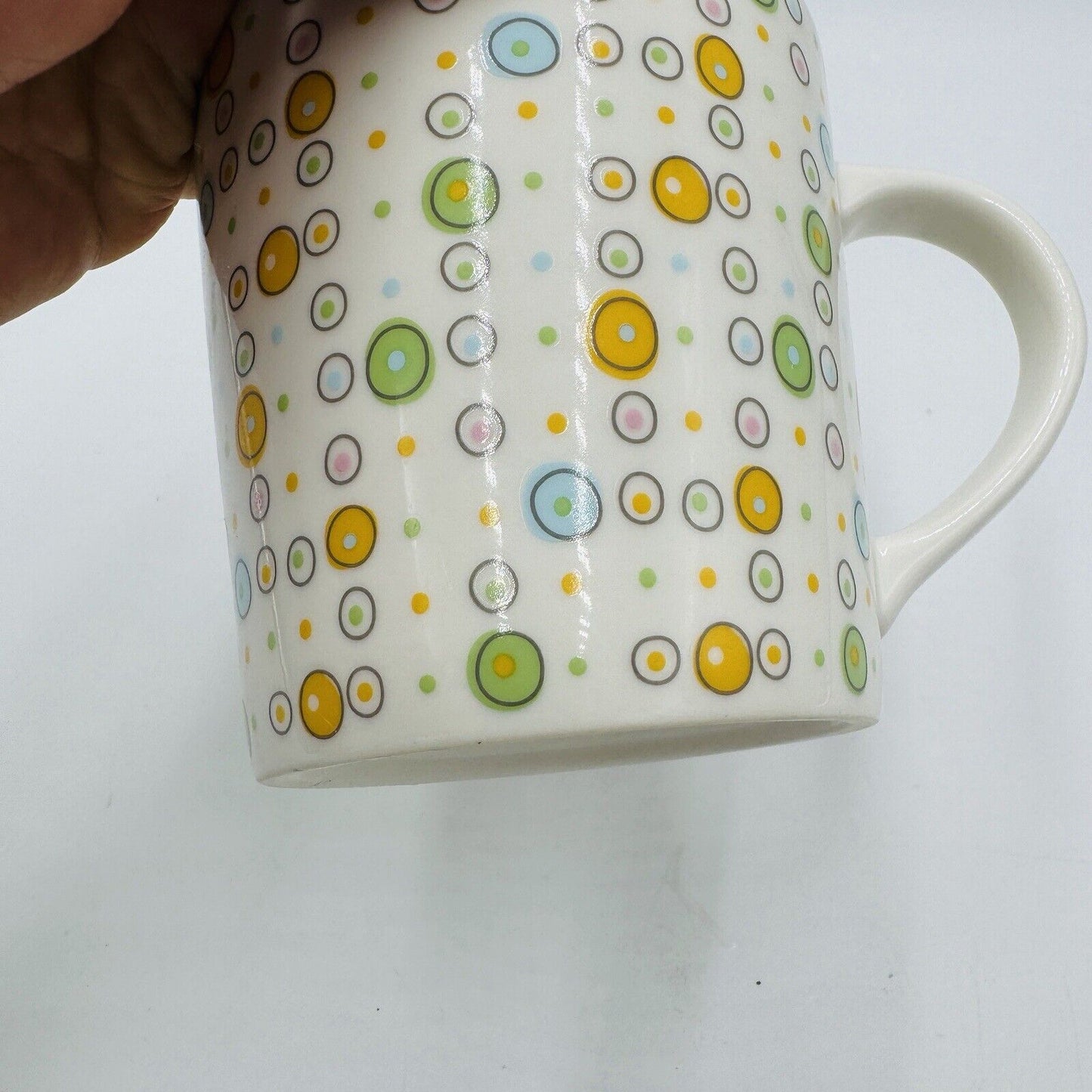 Starbucks Coffee Mug 2005 Circles Bubbles Dots 16oz Dining Tea Kitchen