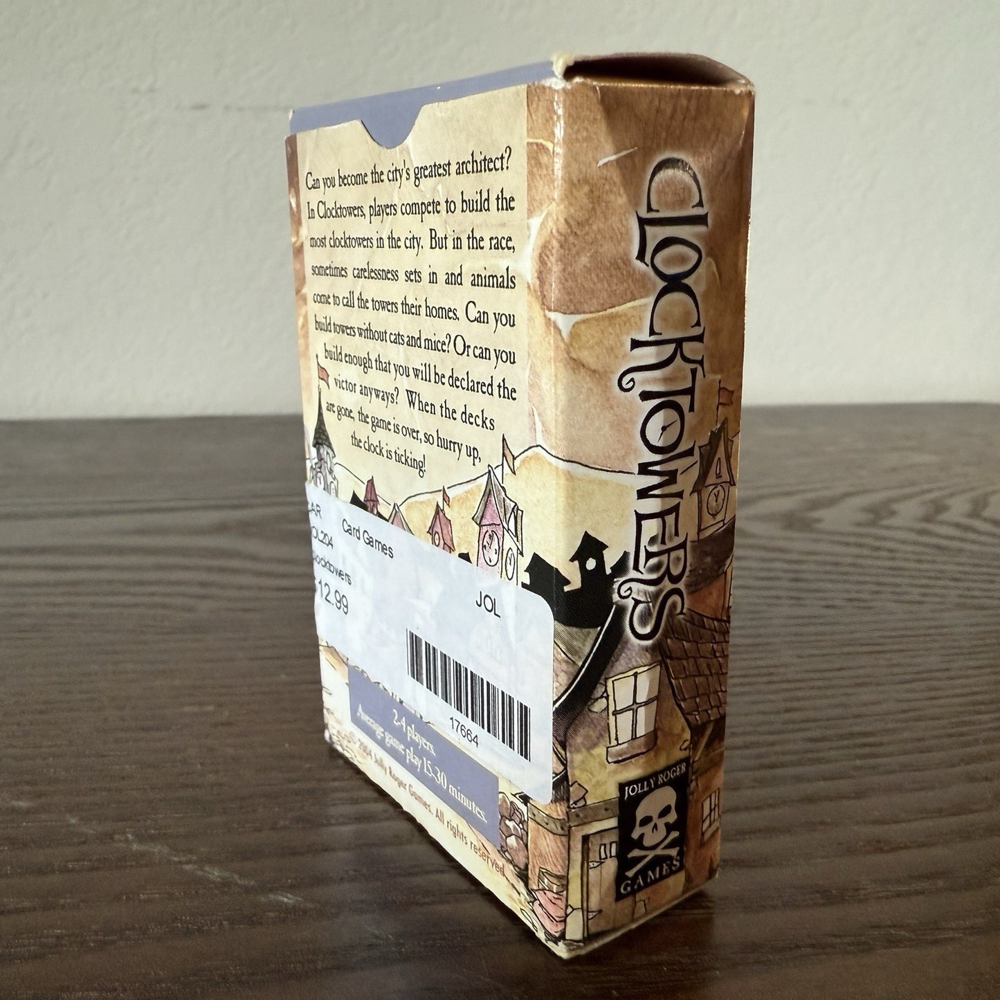 Clock Towers Card Game By Alan Moon Rare 2-4 Players