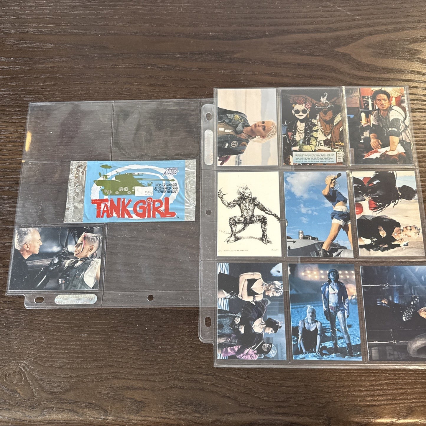 TANK GIRL 1995 Movie Trading Cards Medallion Card 0896 Set Of 10 Cards 1995