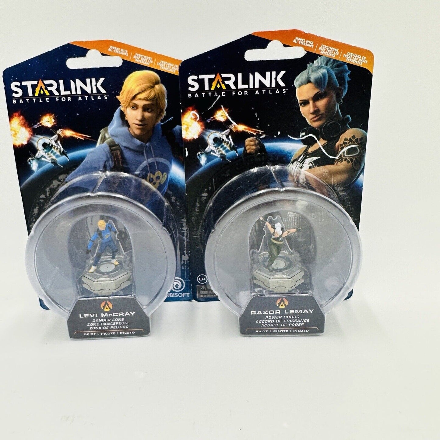 Starlink Battle For Atlas Action Figurine Levi McGray & Razor Lemay Ubisoft 2018
