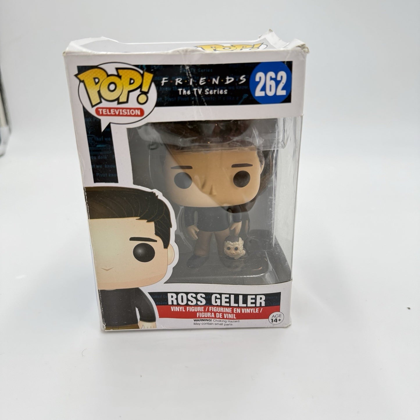 Funko Pop Television Ross Geller Vinyl Figurine #262 Marcel Monkey Friends