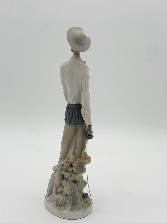 Lladro Spain Porcelain Don Quixote Standing w/Sword Porcelain 11” Figurine Matte