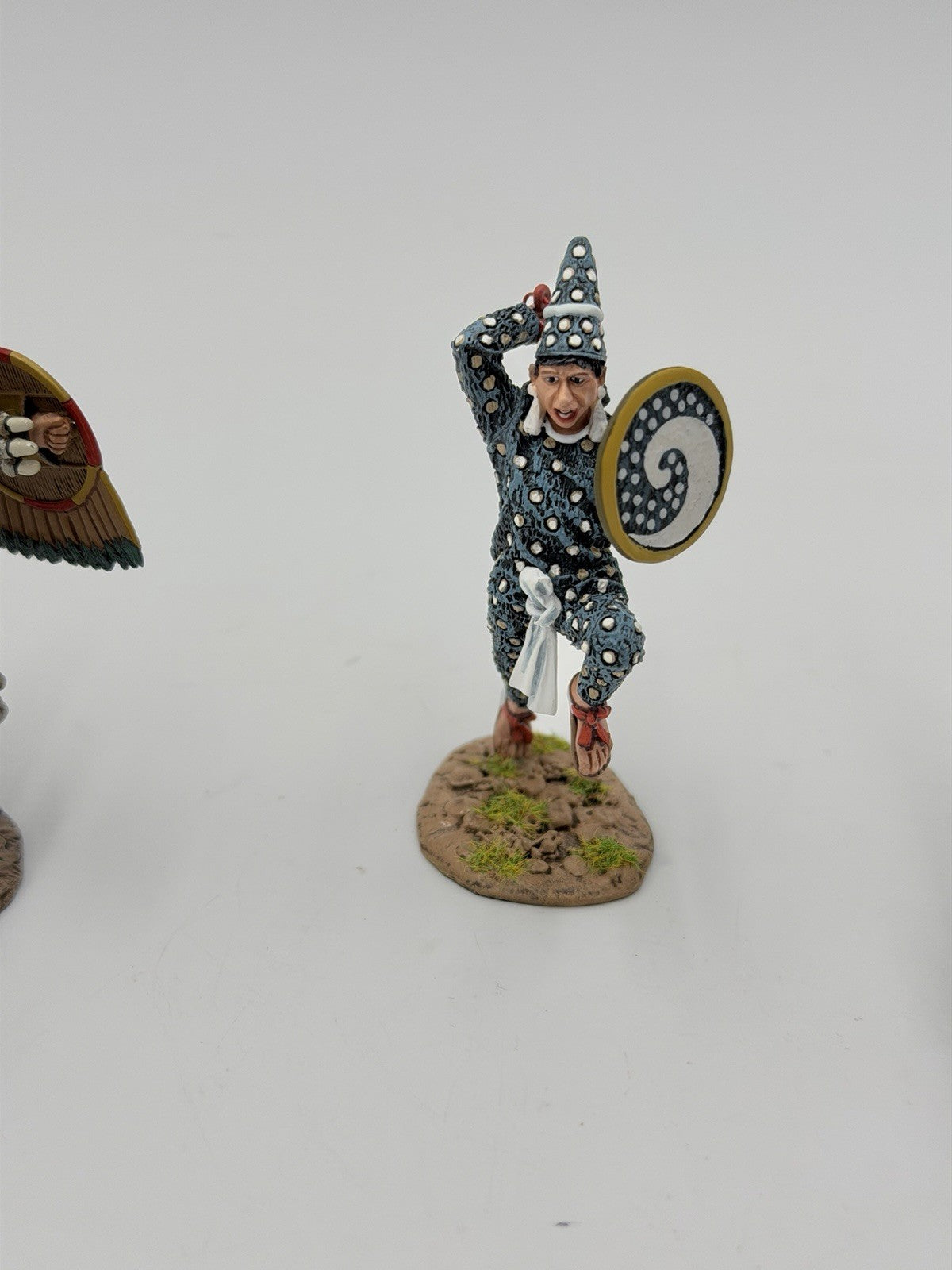JOHN JENKINS Designs Diecast Painted AZTECS & CONQUISTADORS Soldiers 4 Figurines