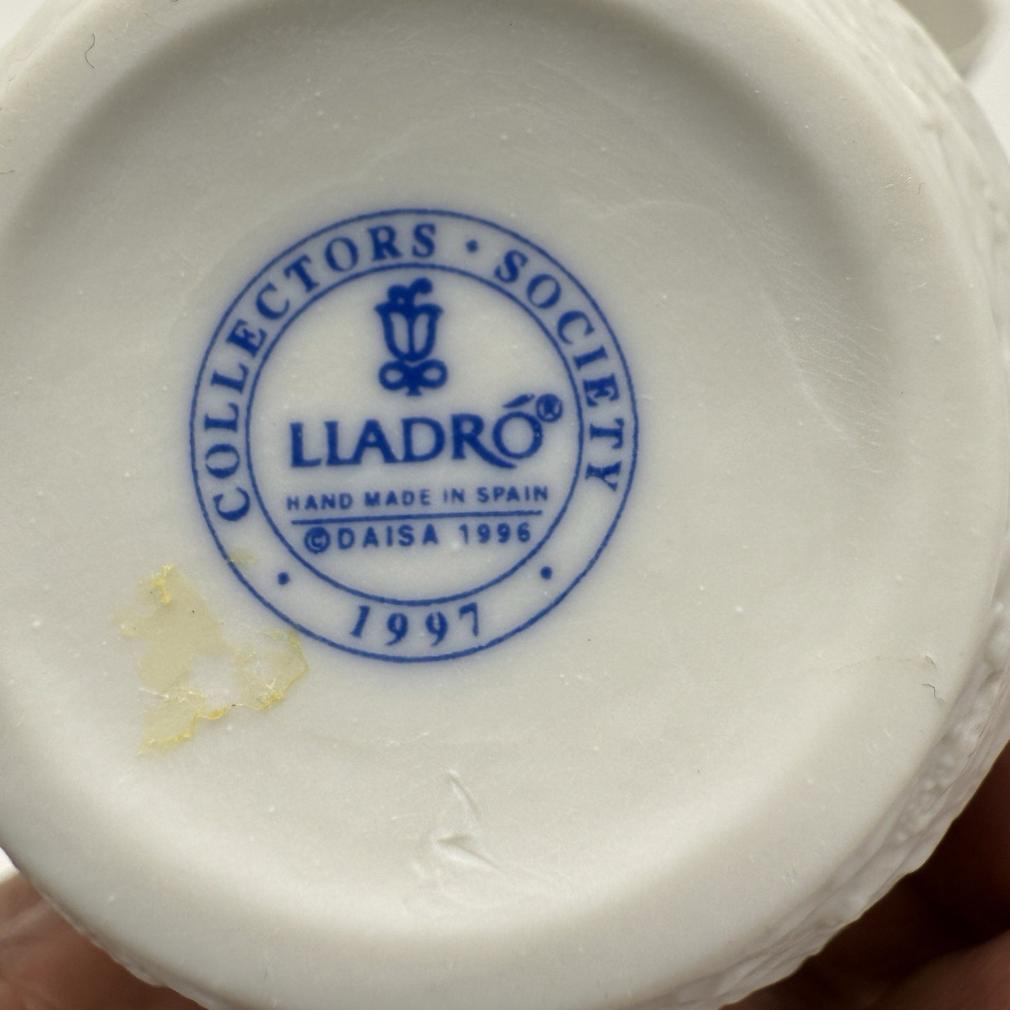 Pair Lladro Collectors Society SAILING THE SEAS CUPS CANDLE HOLDER VOTIVE WHITE