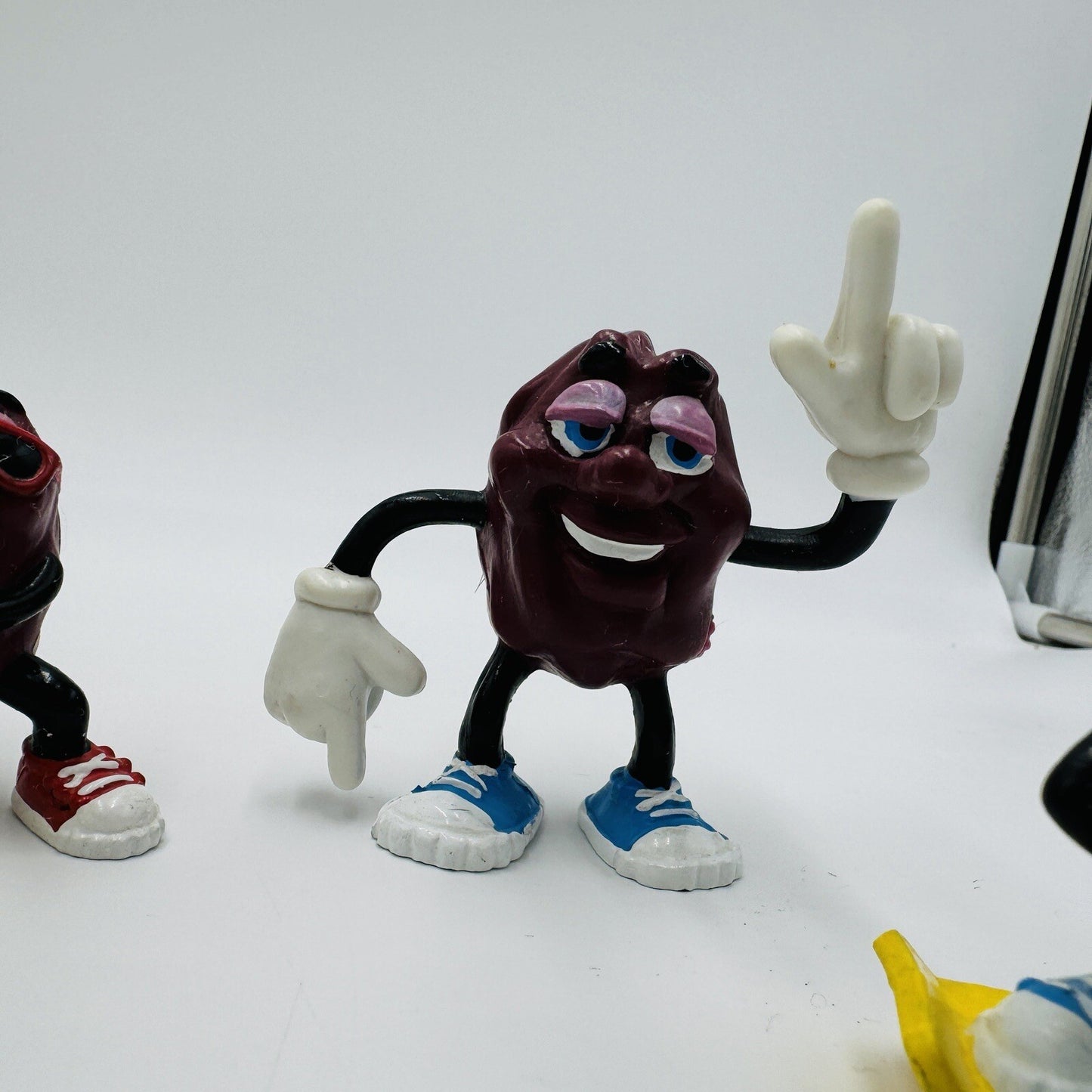 Calrab California Raisins 1988 Action Figurines Applause Lot 9 Pieces Vintage