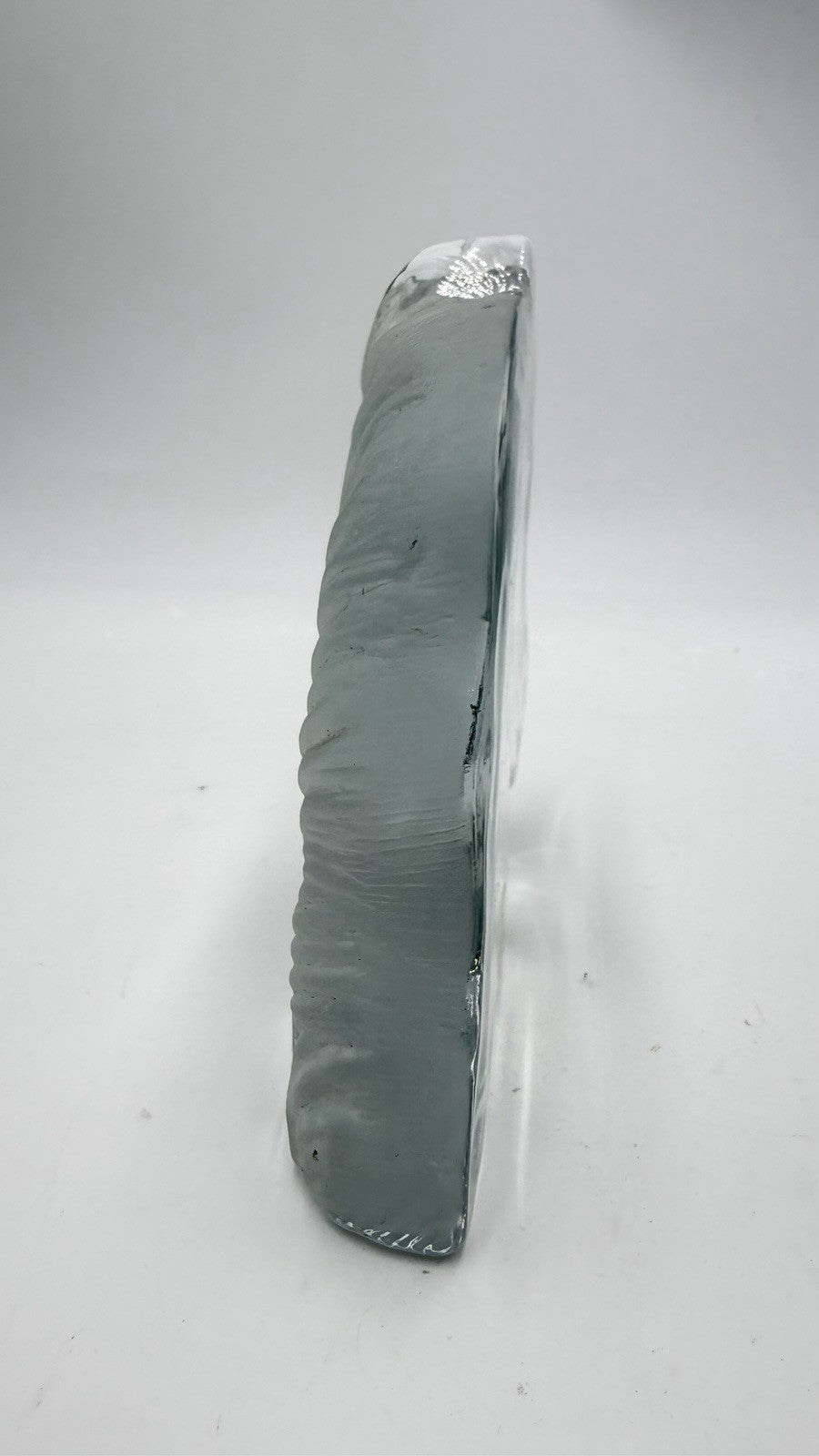 Viking Art Glass Horse Head Frosted Clear Bookend Paperweight Figurine 5.5”