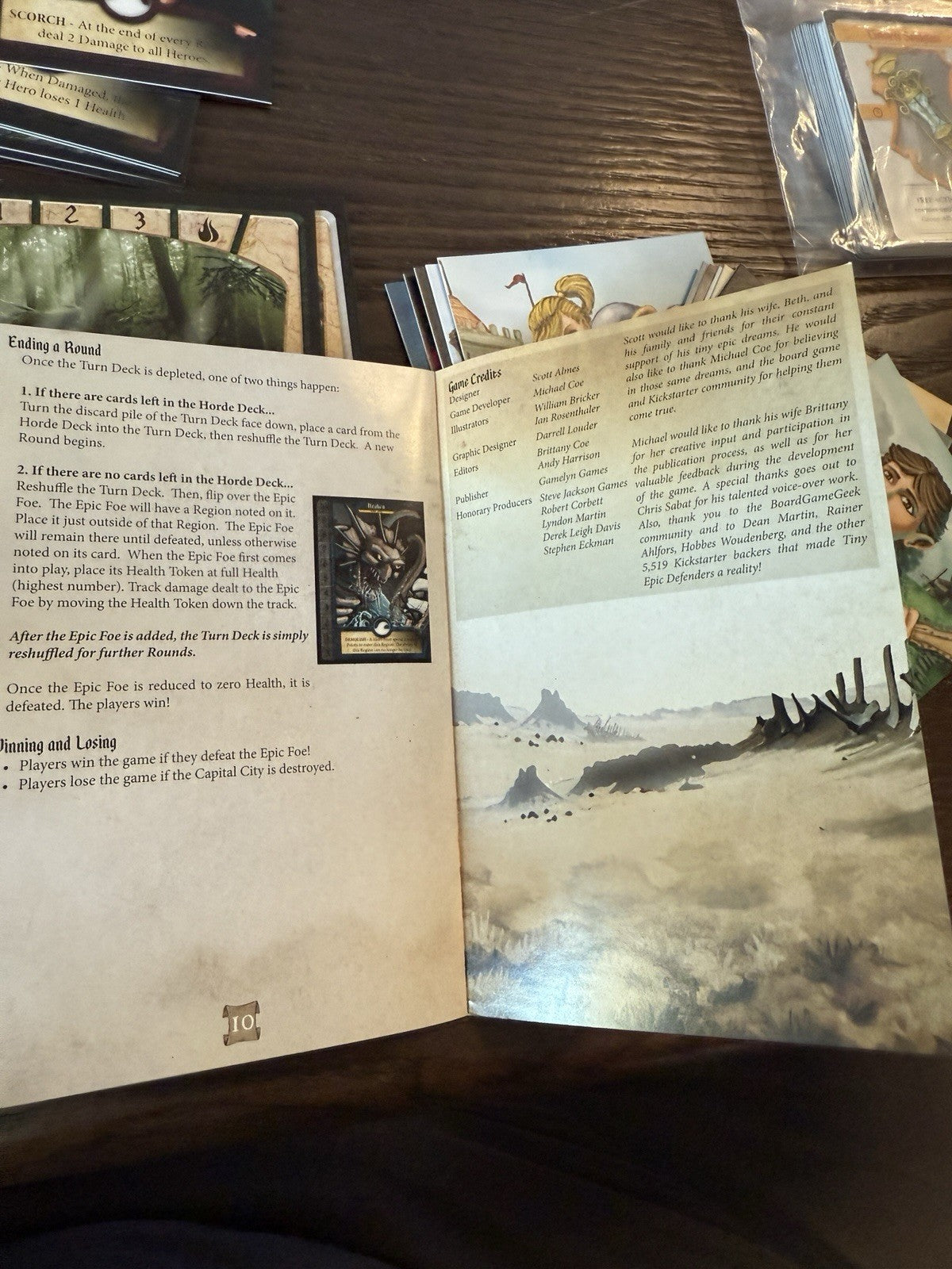 Tiny Epic Defenders - 1st Edition Deluxe Components 2014 Board Game 1-4 Players