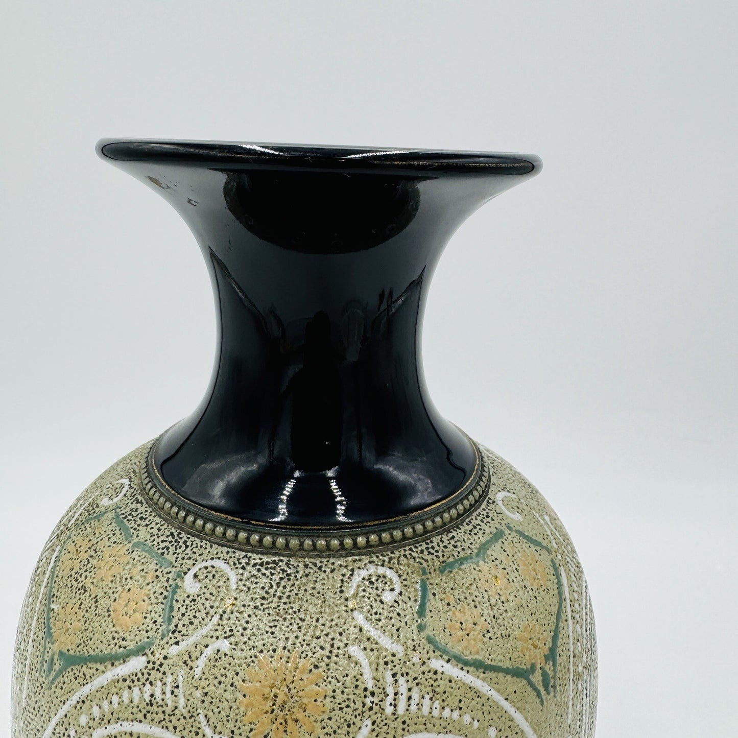 Lovatt Langley Mill England Leadless Glaze Pottery Vase Antique