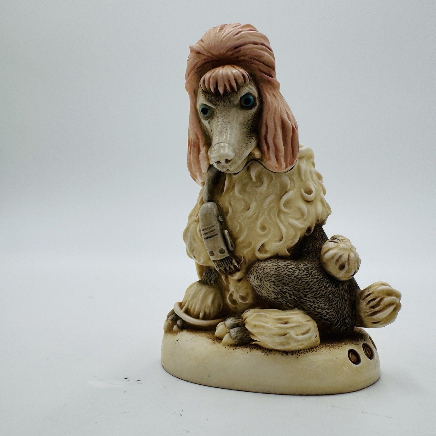 Harmony Kingdom BEAU BRUMMELL Poodle 2.5in Treasure Jest Figurine Vintage