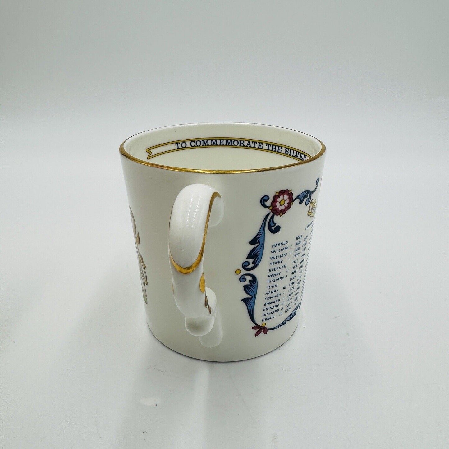 AYNSLEY Bone China Kings & Queens Of England Jubilee Mug Porcelain UK