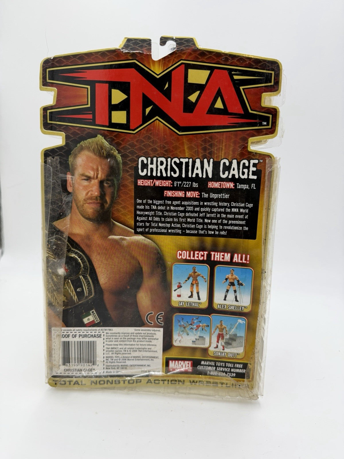 TNA Impact Christian Cage Wrestling Action Figure Series 6 COMPLETE AEW WWE