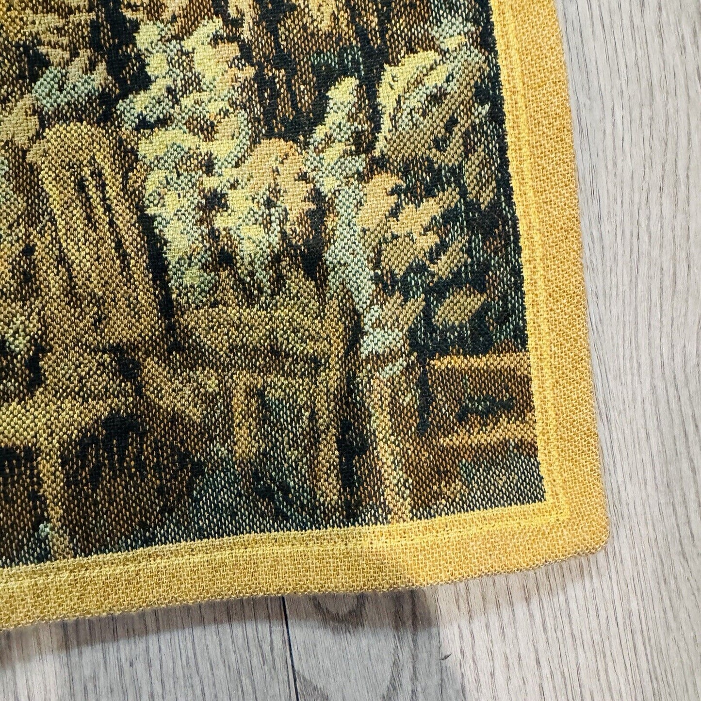 Flanders Woven Wall Tapestry Belgium Made Vintage 38”x 28” Mint Art Fabric