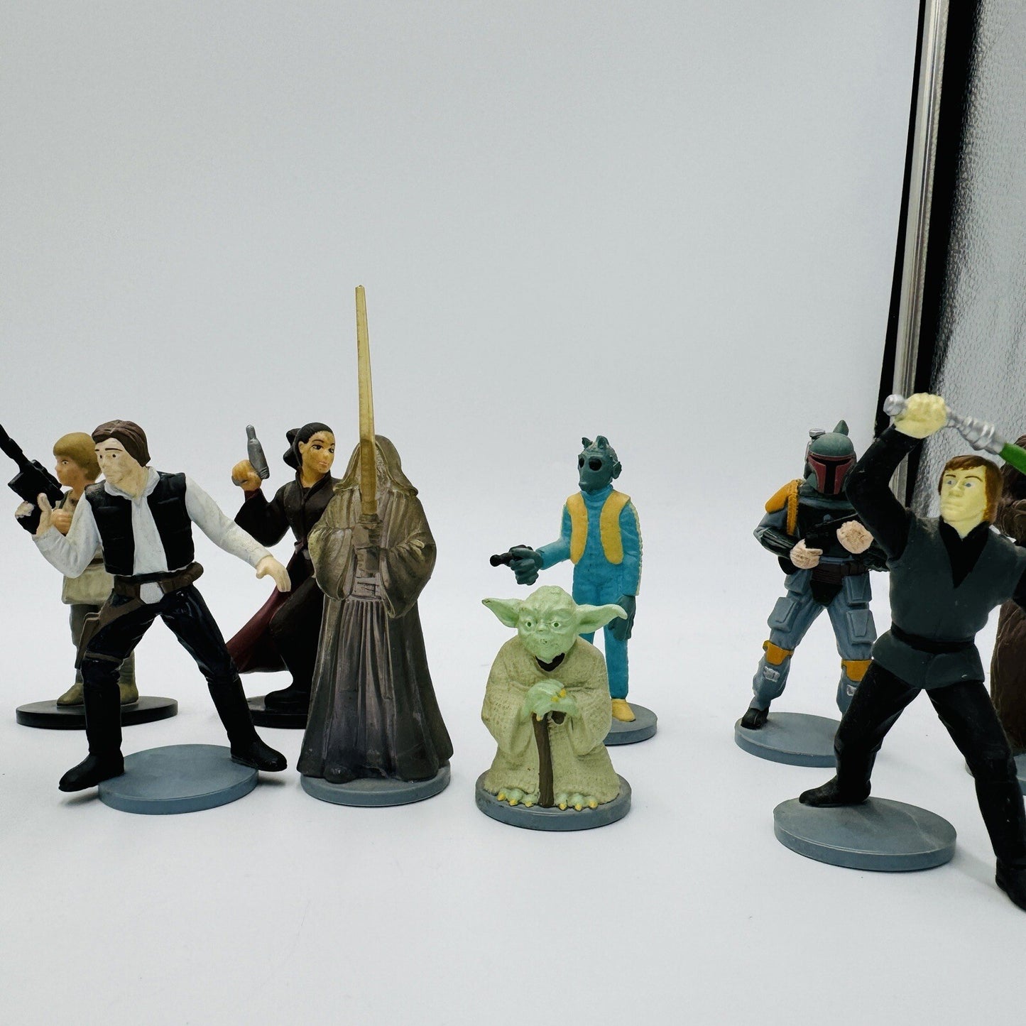 Applause Star Wars Figurines with Stand 1999 Lot 22 Pieces Vintage
