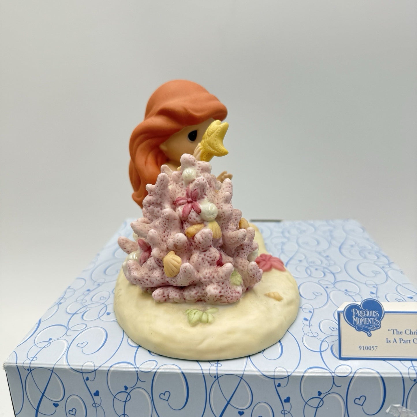 Precious Moments Disney Christmas Spirit is a Part of My World Ariel Figurine