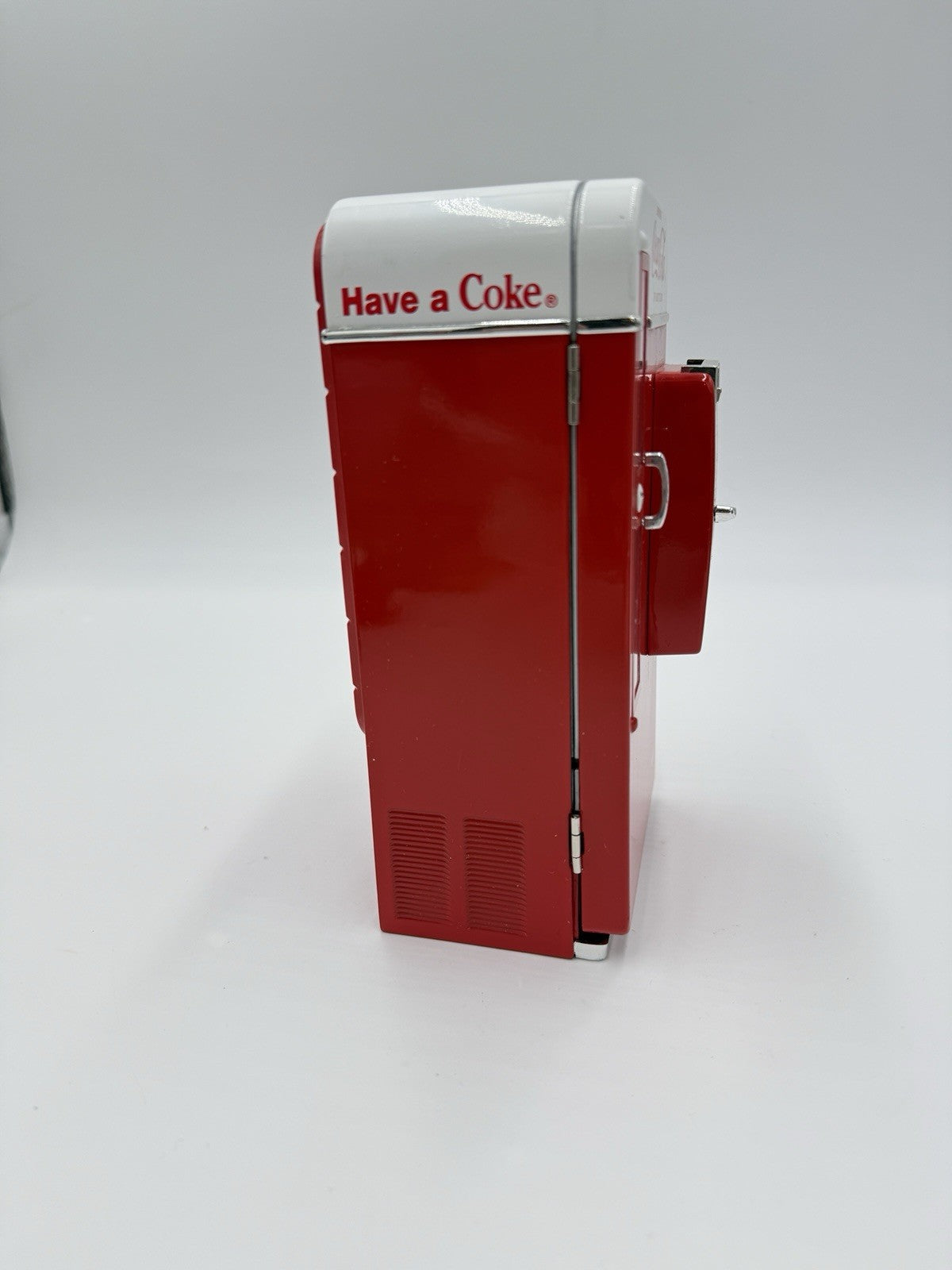 1994 Coca Cola Vendo Diecast Miniature Machine 7” Coin Bank Collectible Works