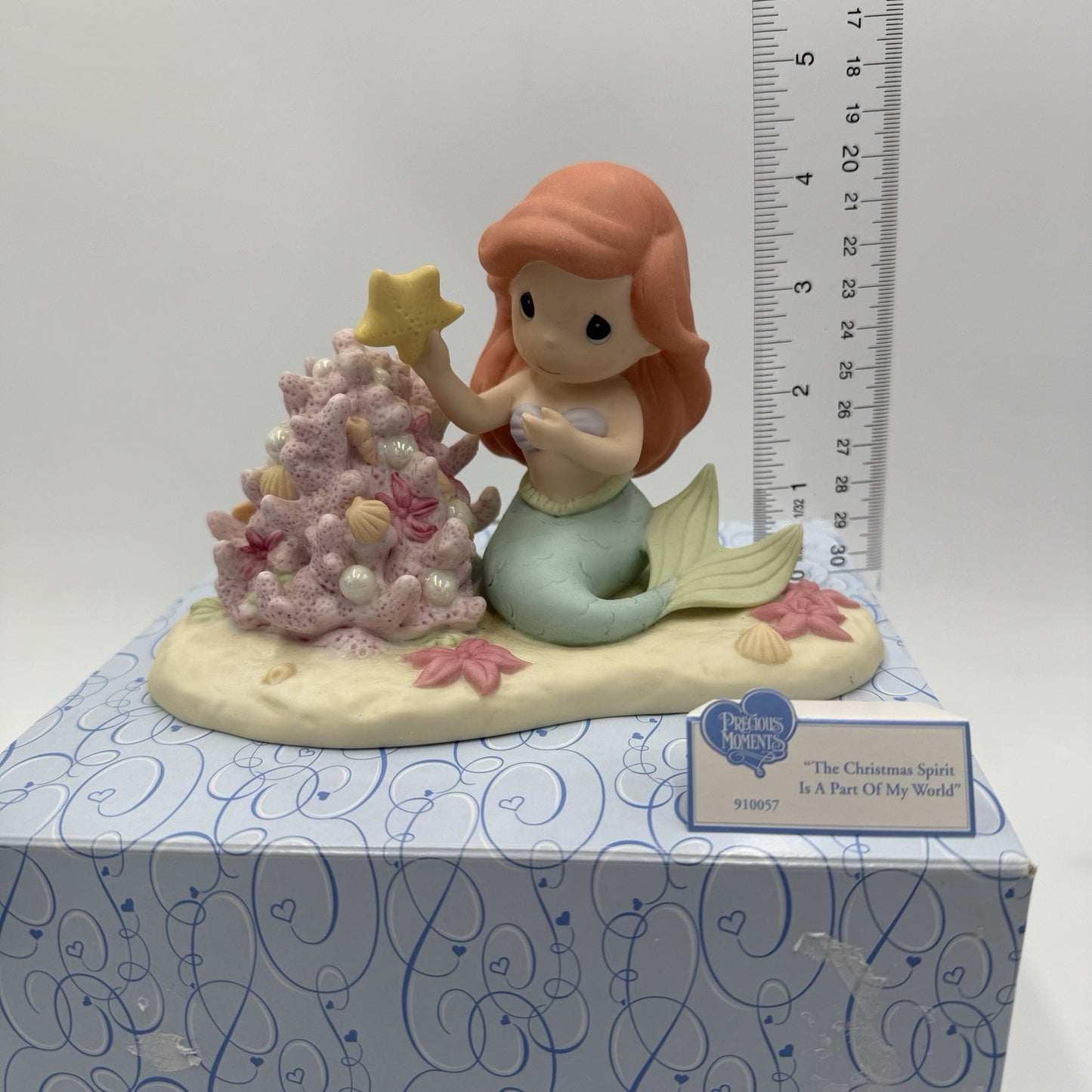 Precious Moments Disney Christmas Spirit is a Part of My World Ariel Figurine