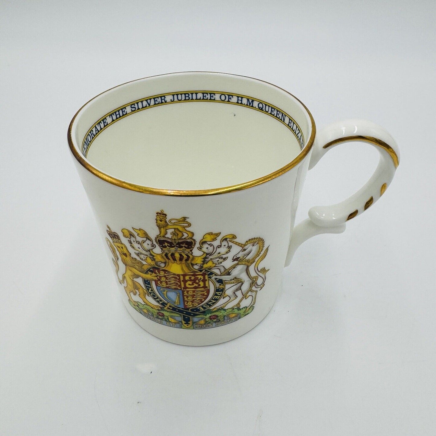 AYNSLEY Bone China Kings & Queens Of England Jubilee Mug Porcelain UK